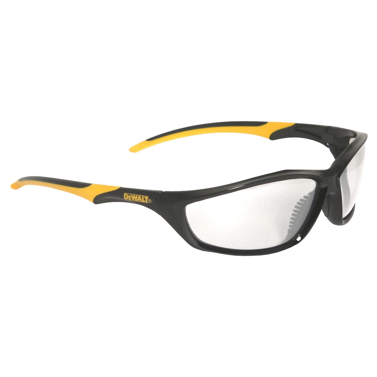 DeWalt DPG96-11 Router Safety Glasses Black/Yellow Frame Clear Anti-Fog  Lens Full Source
