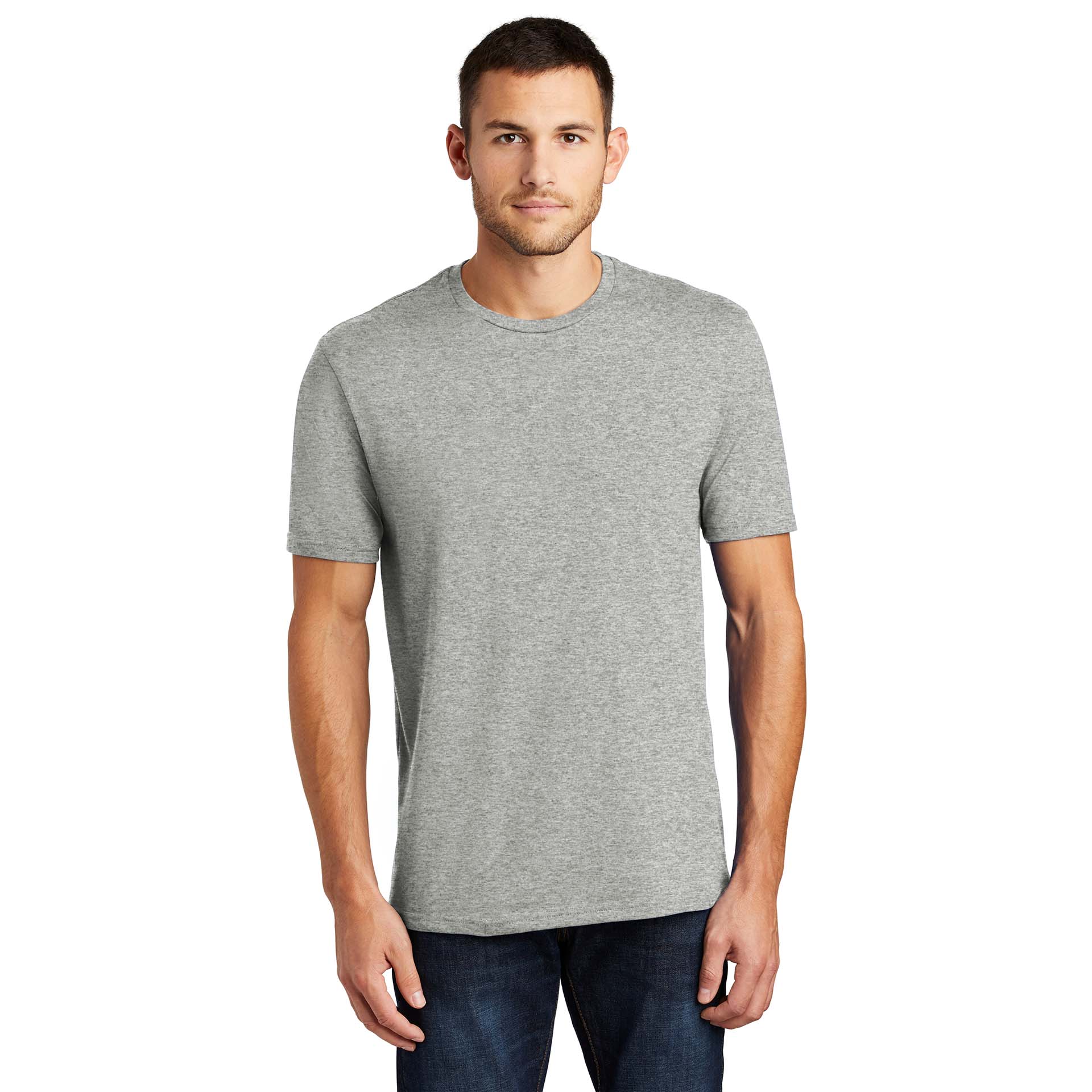 District DT104 Perfect Weight Tee - Heathered Steel | Full Source