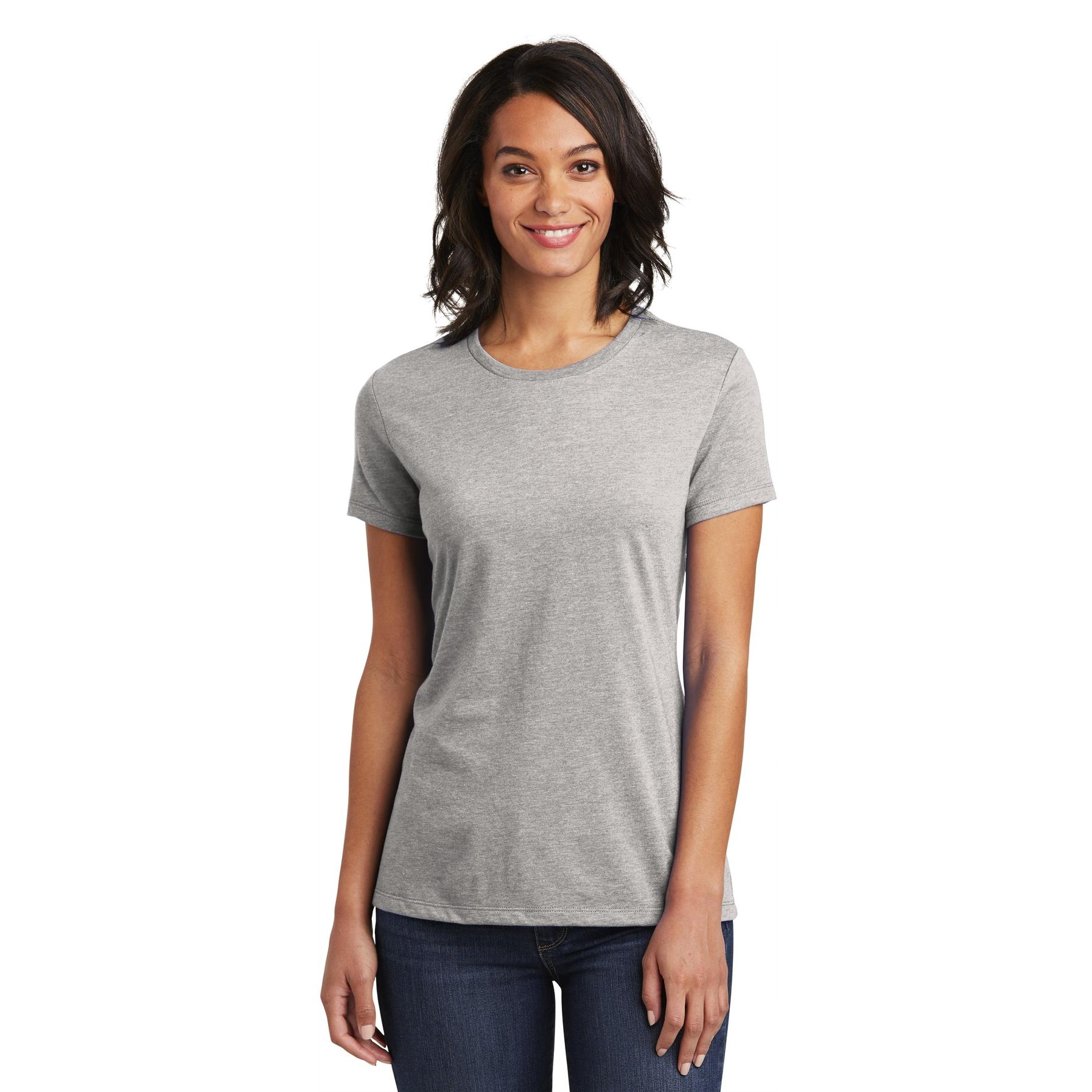 District DT6002 Women's Very Important Tee - Light Heather Grey | Full ...