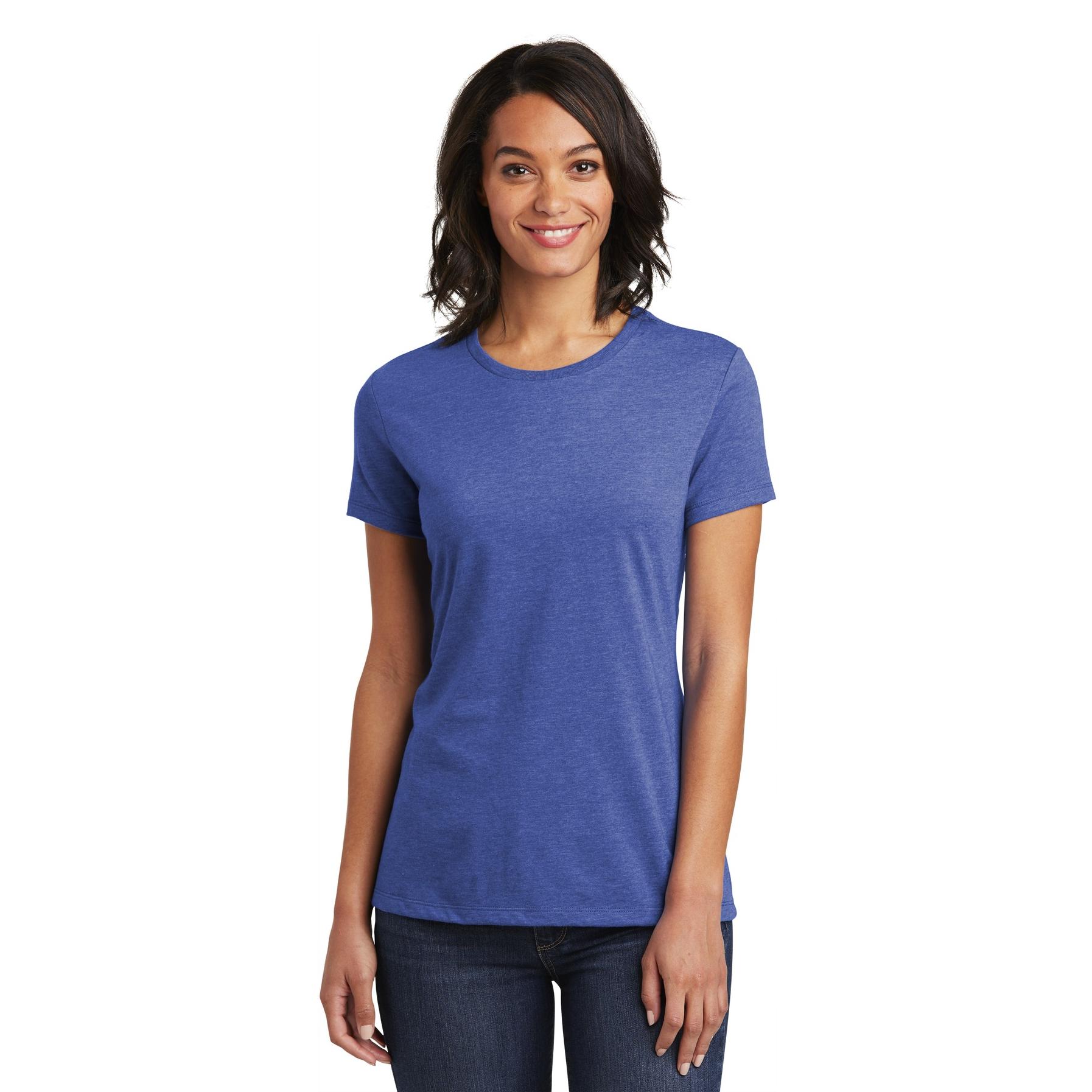 District DT6002 Women's Very Important Tee - Royal Frost | Full Source