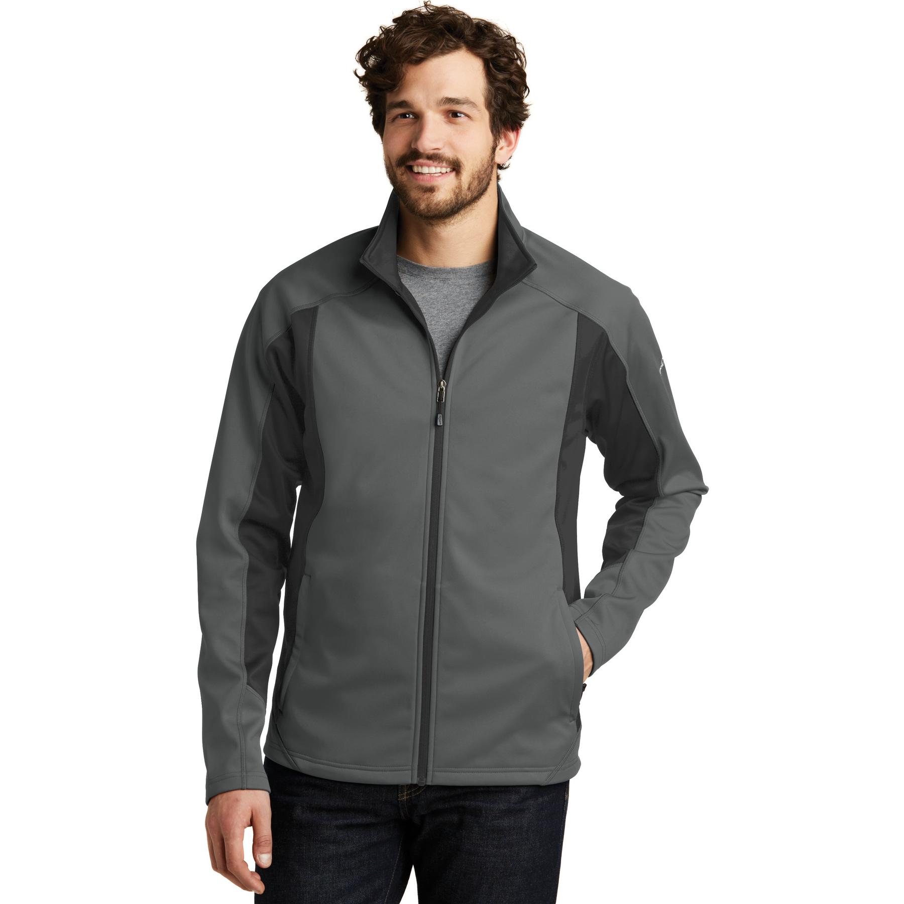 Eddie Bauer EB542 Trail Soft Shell Jacket - Metal Grey/Grey Steel ...