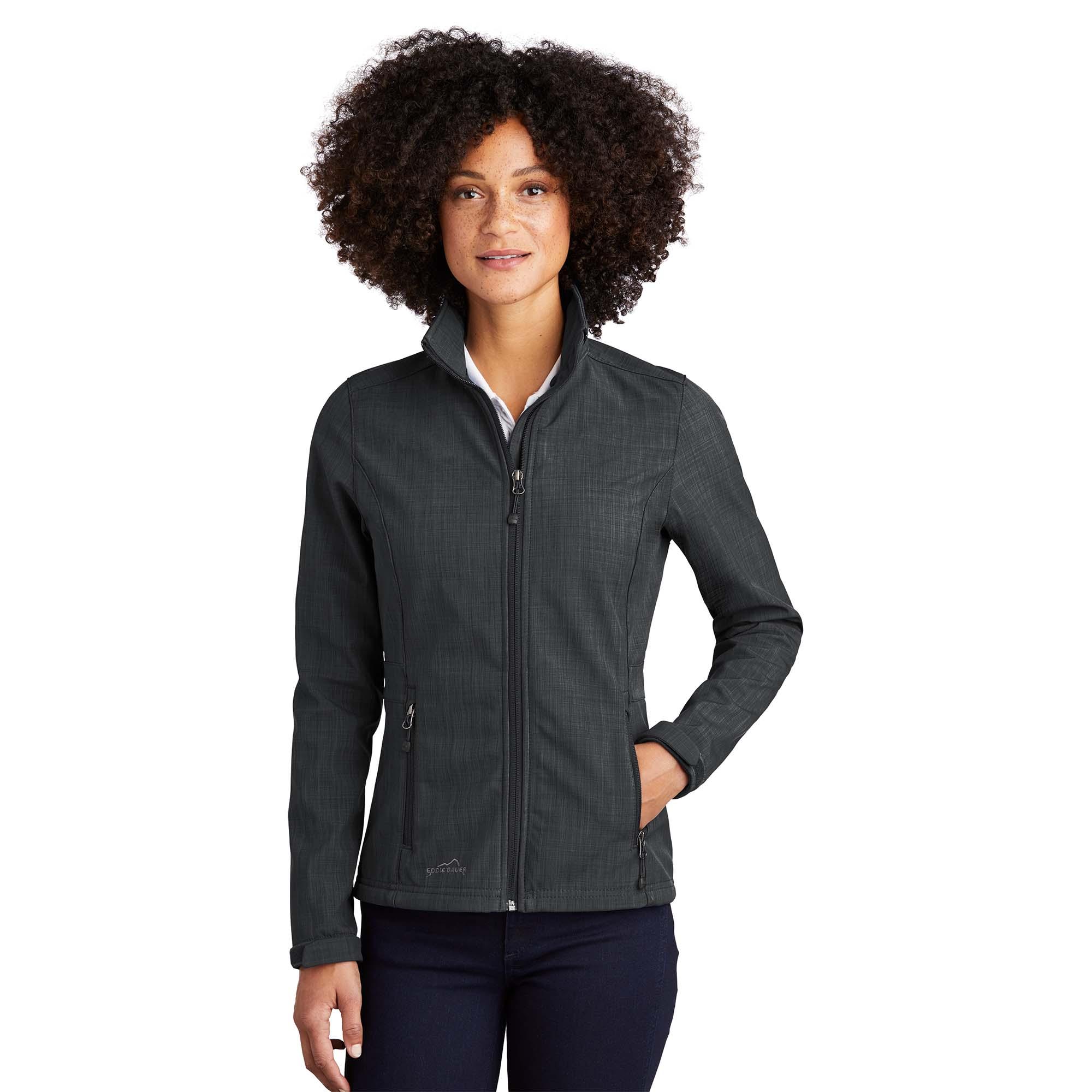 Eddie Bauer EB533 Ladies Shaded Crosshatch Soft Shell Jacket