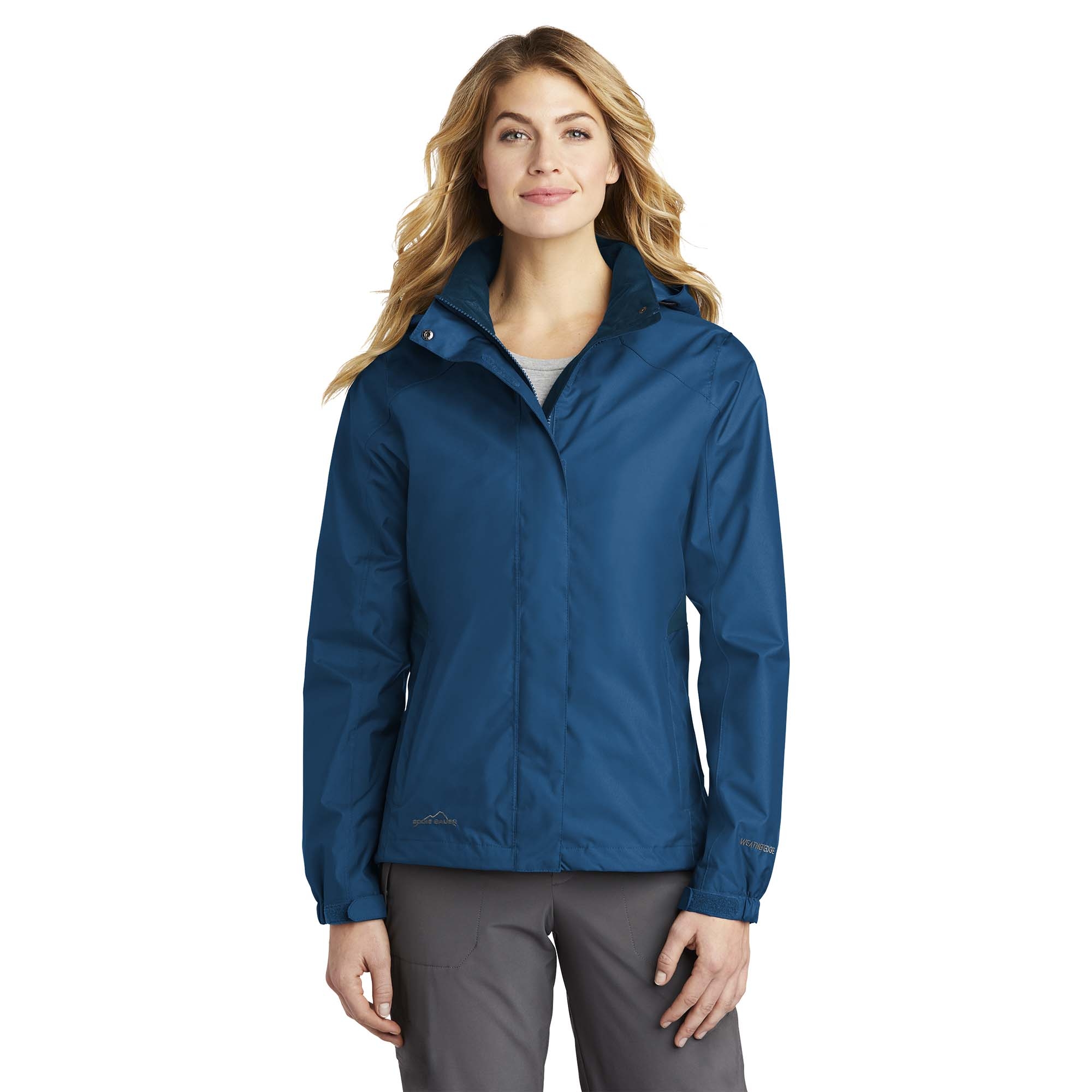 Eddie Bauer Jackets: Women's EB551 DPS Blue Waterproof Breathable Rain  Jacket