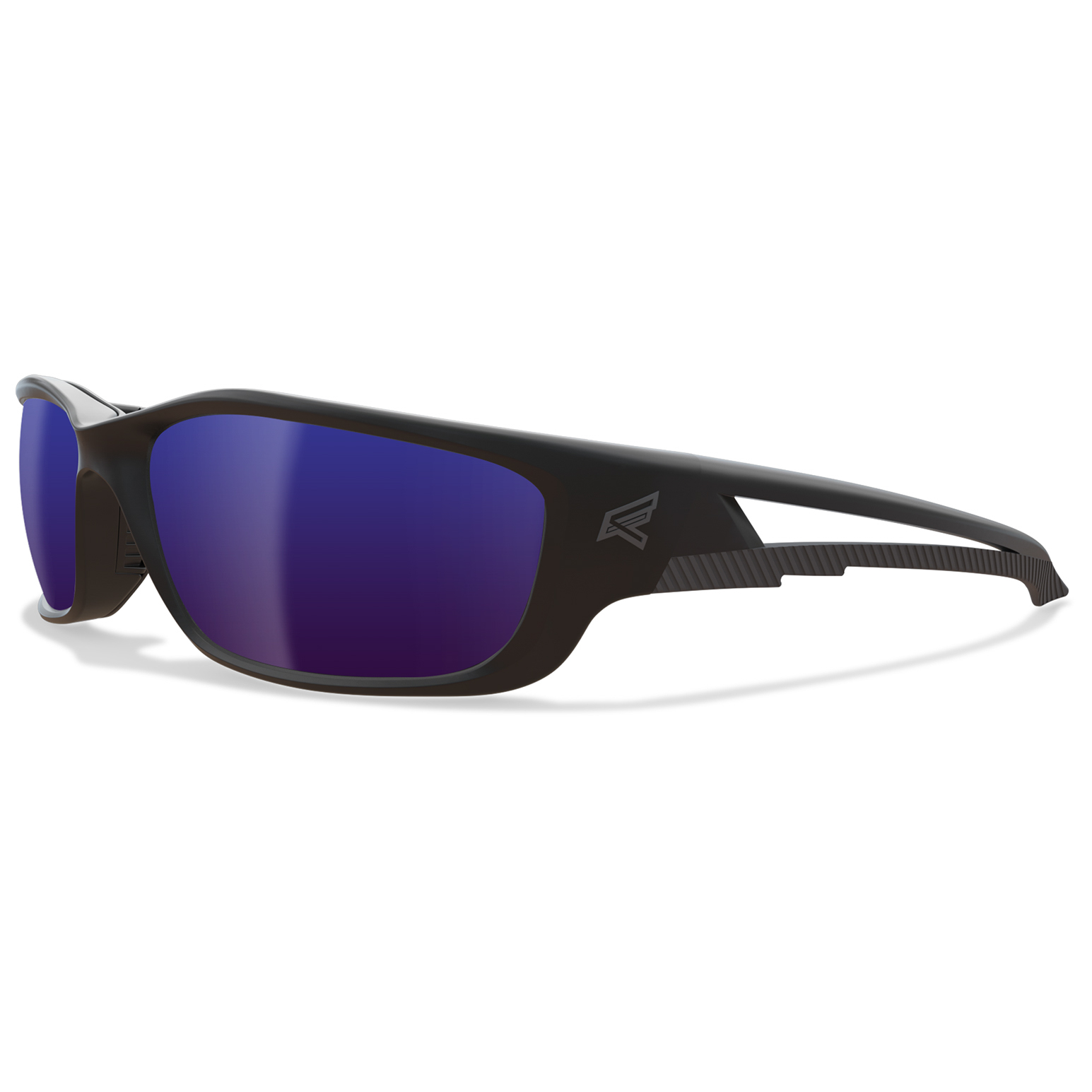 Blue Mirror Edge Eyewear Sw118 Dakura Safety Glasses Black with