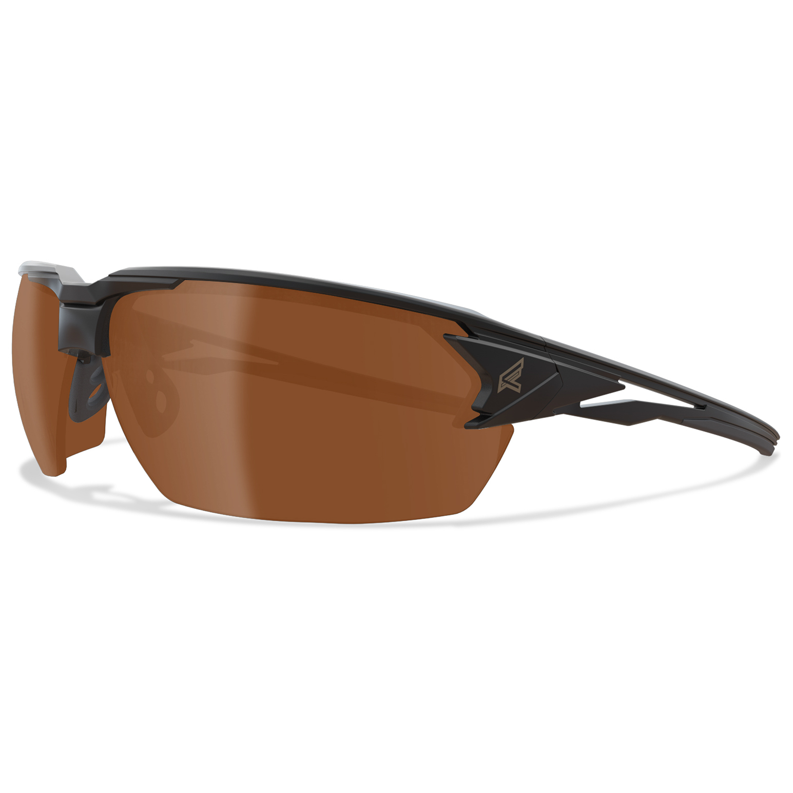 Edge TXP415 Pumori Safety Glasses - Black Frame - Copper Polarized