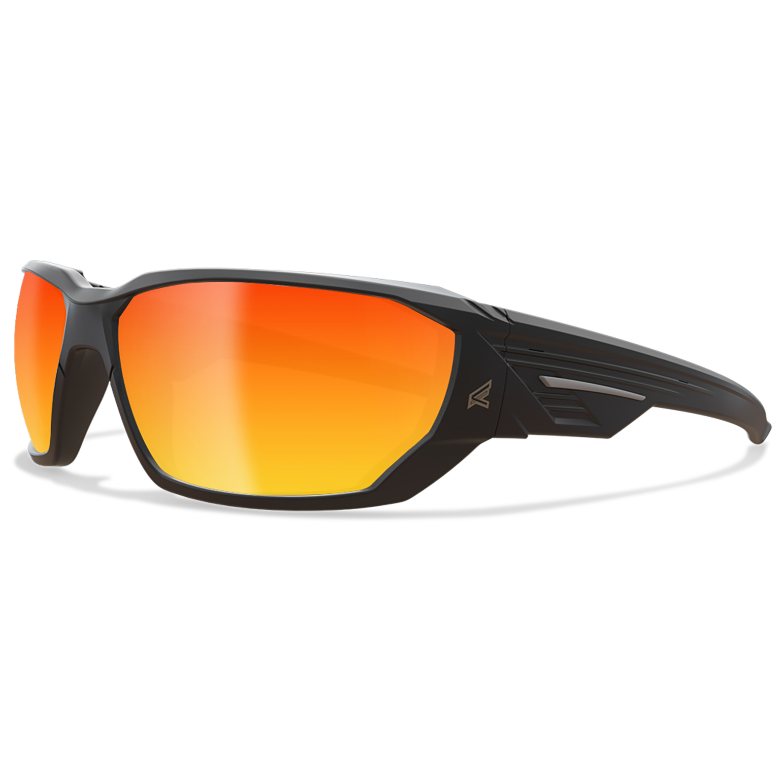 Edge XDAP419 Dawson Safety Glasses - Black Frame - Red Mirror Lens