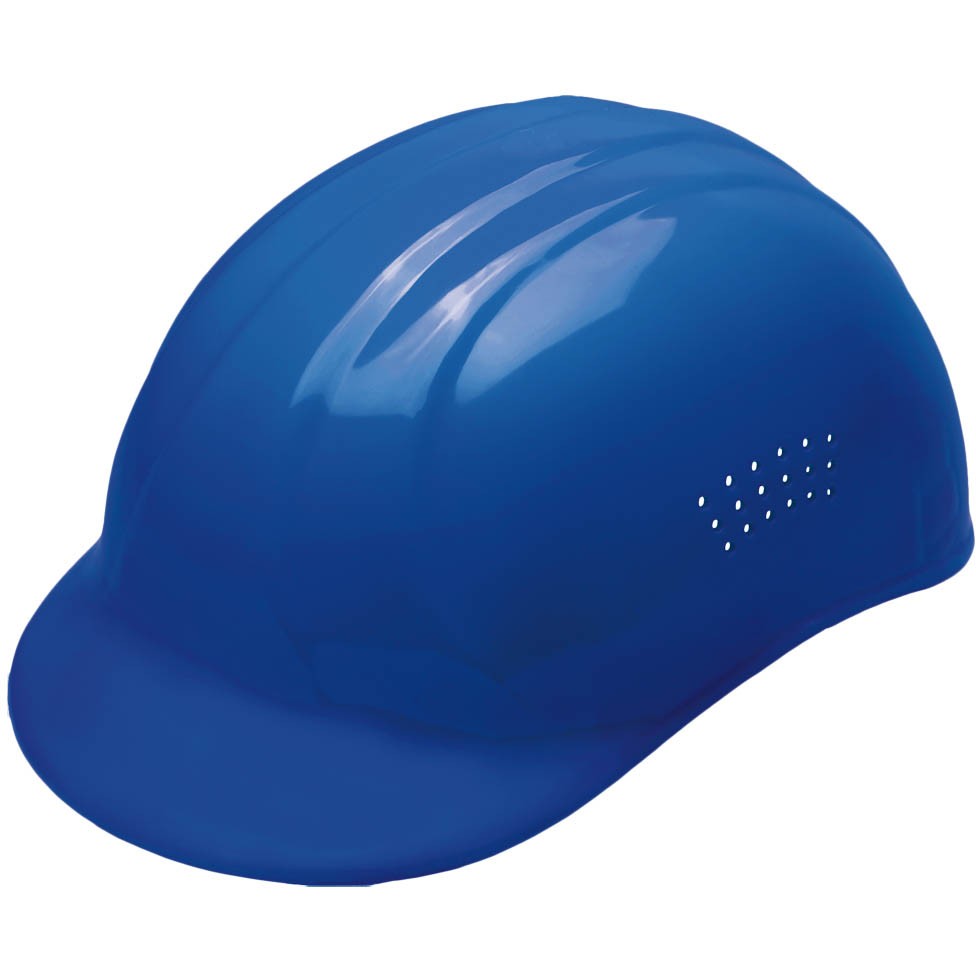 ERB by Delta Plus 19116 Vented 4-Point Suspension Bump Cap - Blue