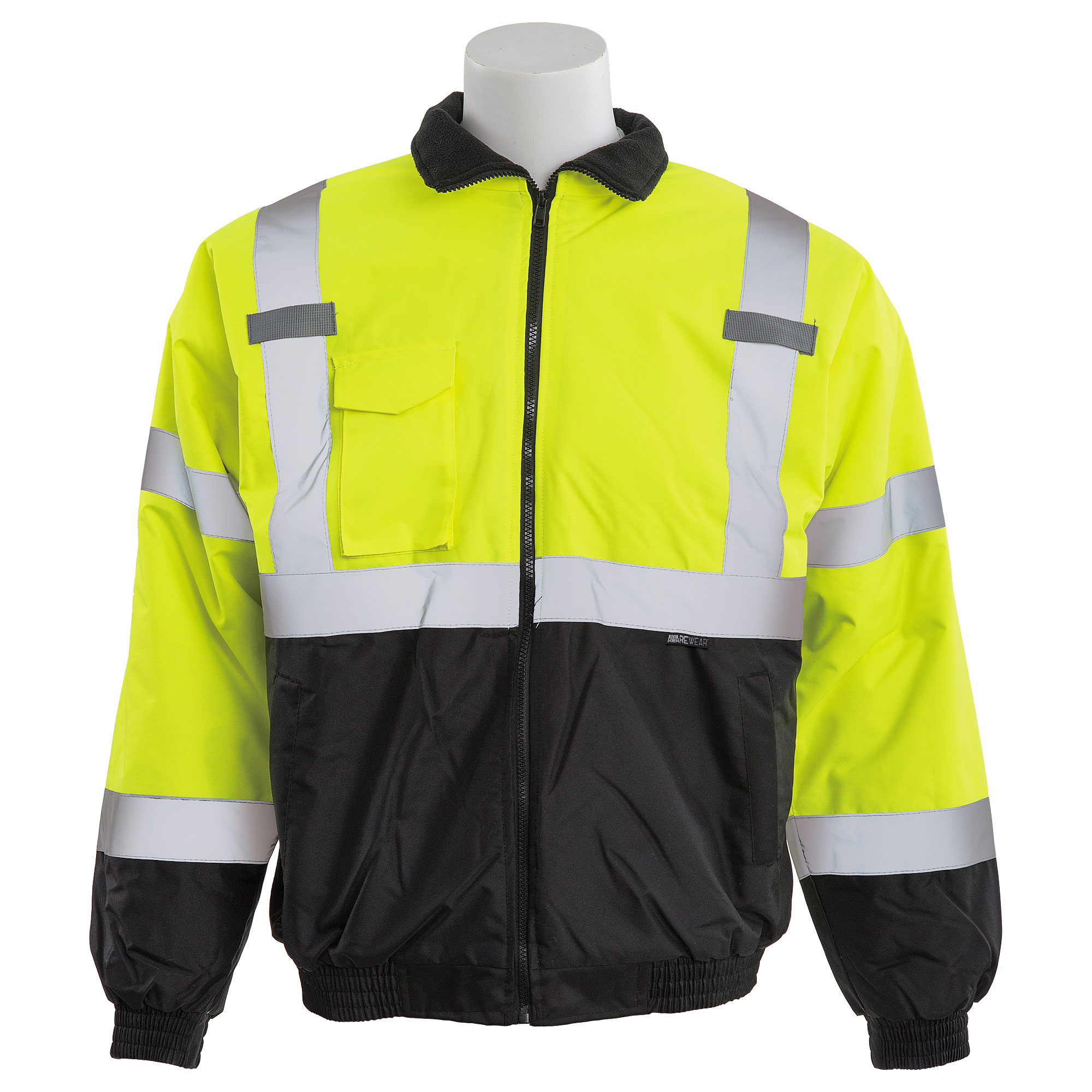 ERB by Delta Plus W105 Type R Class 3 Black Bottom Safety Jacket