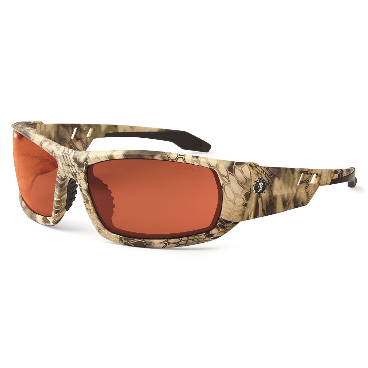 Edge TSK-XL216 Kazbek XL Polarized Wrap-Around Safety Glasses,  Anti-Scratch