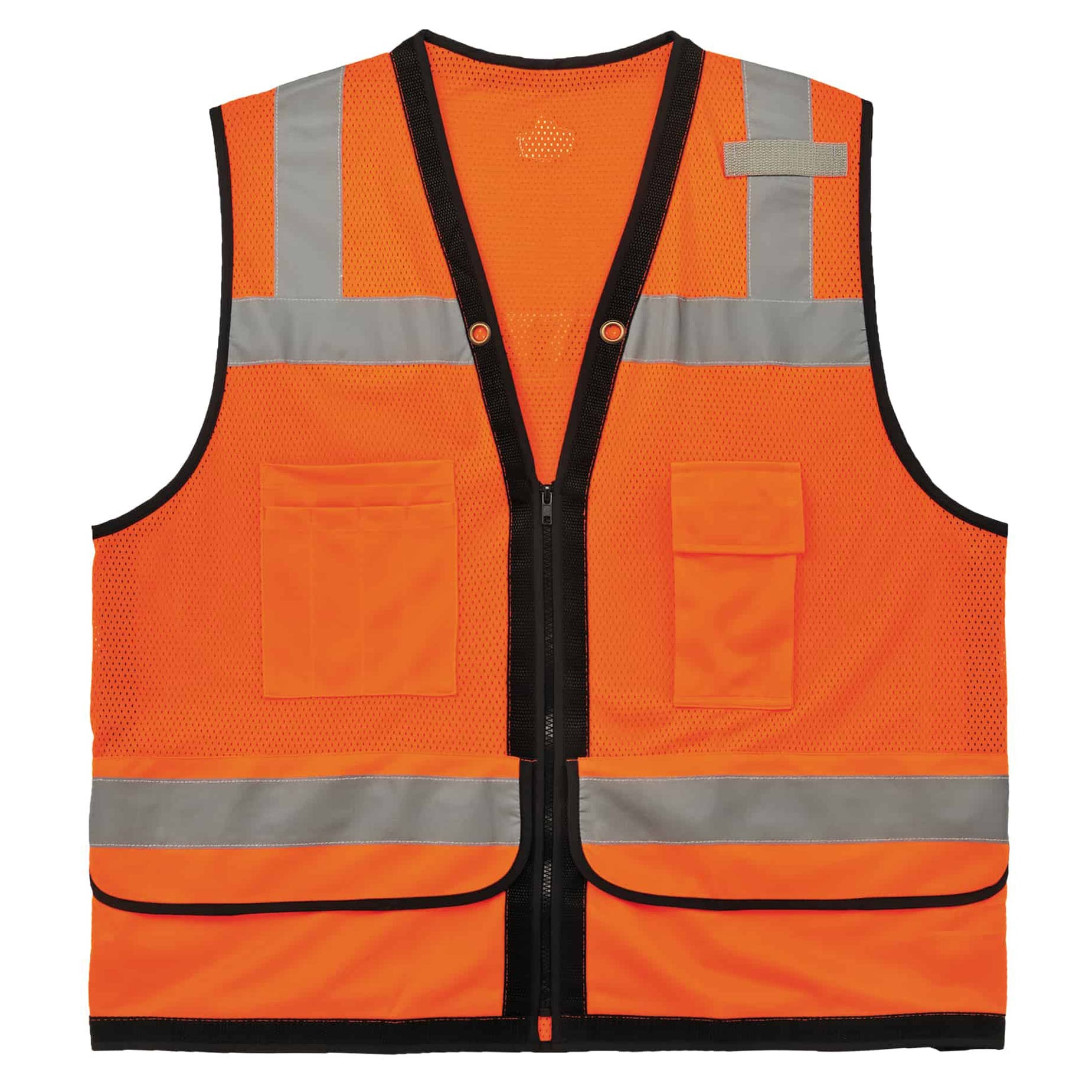 Ergodyne GloWear 8250ZHG Class-2 Hi-Gloss Surveyors Safety Vest Orange 