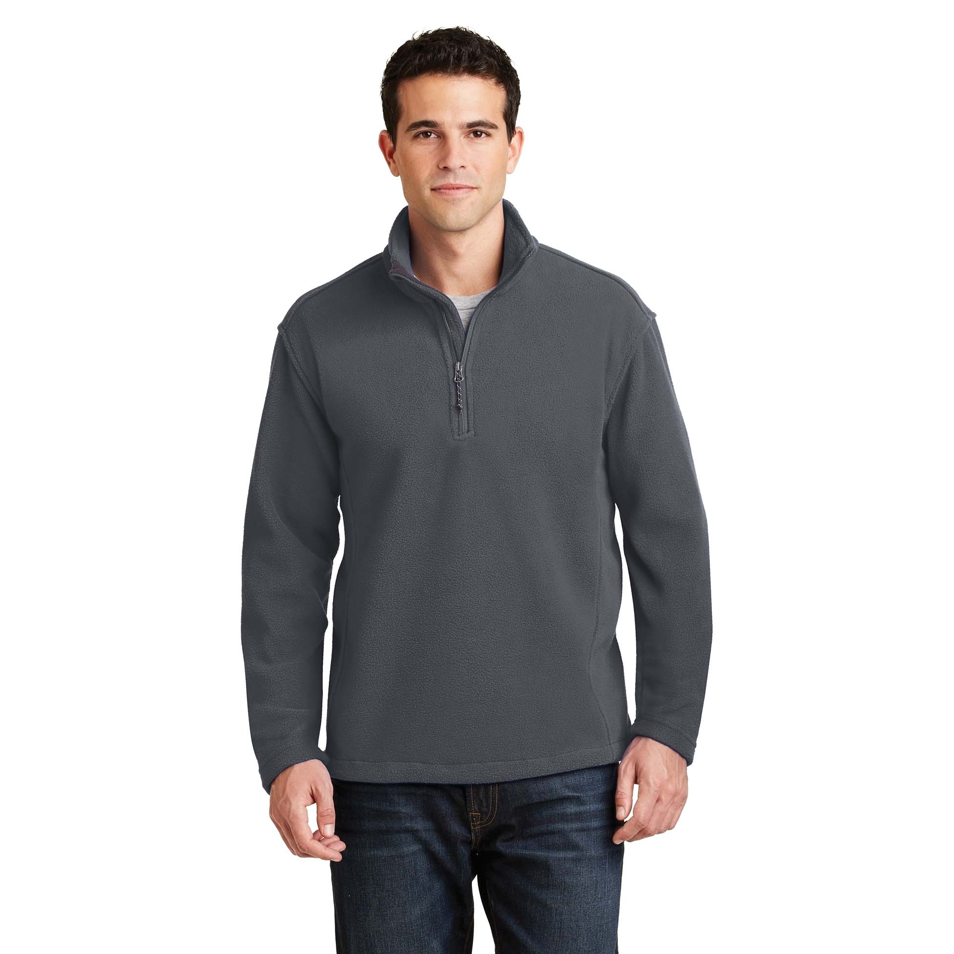 Port Authority F218 Value Fleece 1/4-Zip Pullover - Iron Grey
