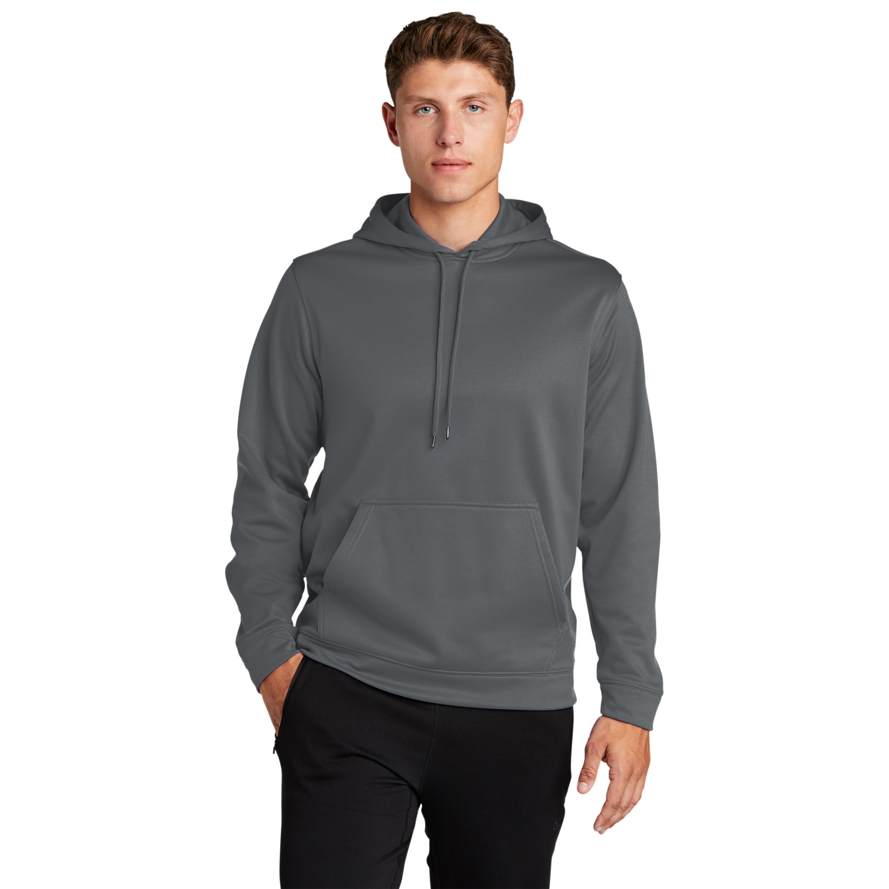 Sport-Tek Sport-Wick Fleece 1/4-Zip Pullover XS Dark Smoke Grey/ Black at   Men's Clothing store