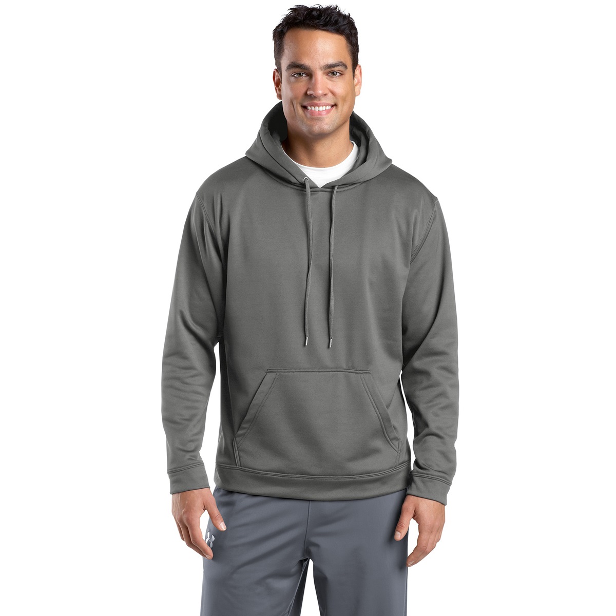 sport tek polyester hoodie