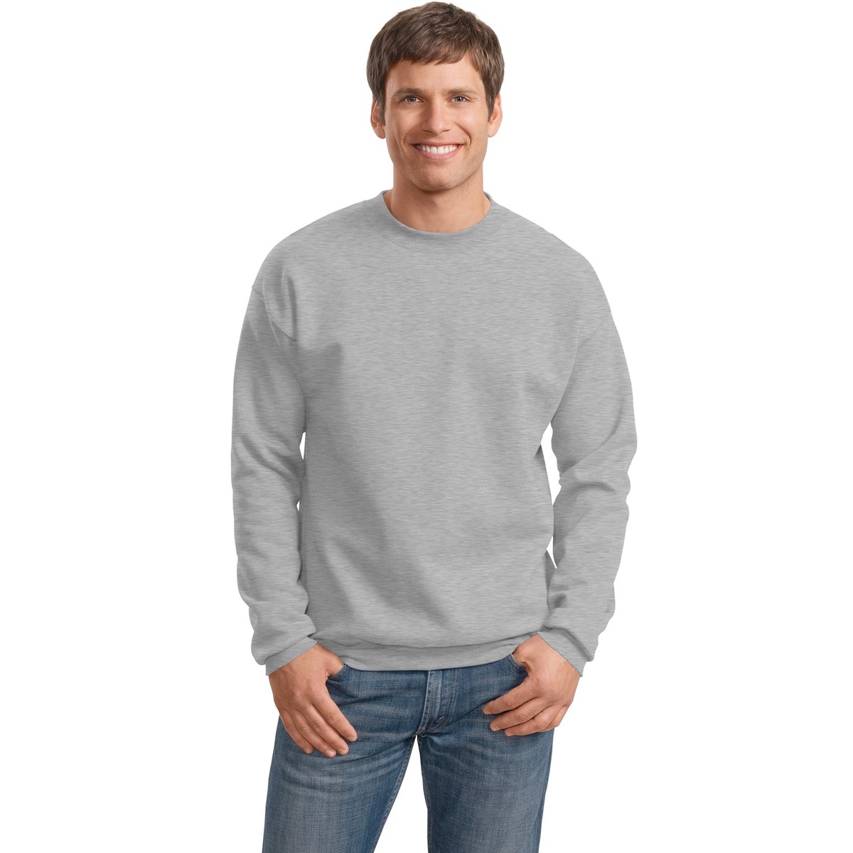 HANES NEW Men/'s Size S-3XL PrintProXP Ultimate Cotton Crew Crewneck Sweatshirt