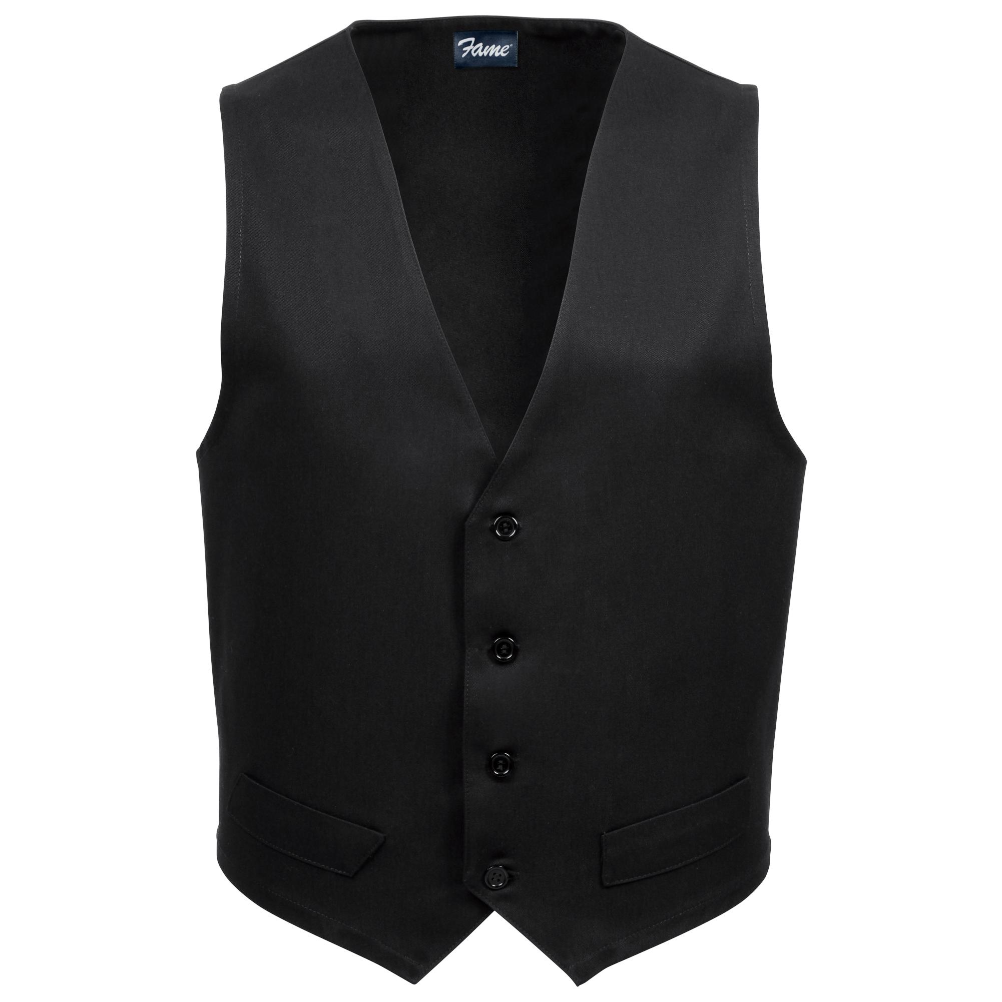 Fame V41 Male Fitted Vest - Black | Full Source