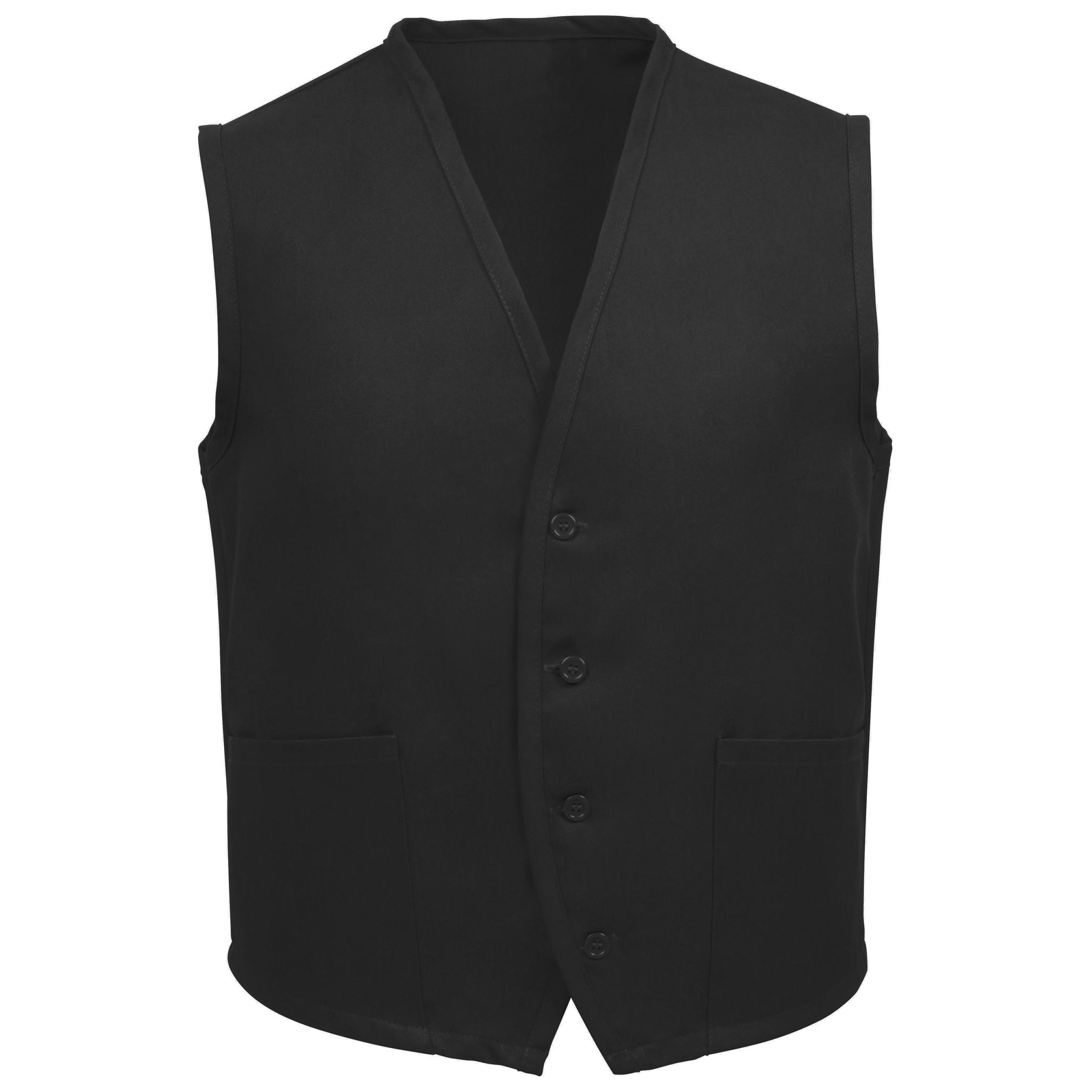 Fame V65 Two Pocket Unisex Vest - Black | Full Source