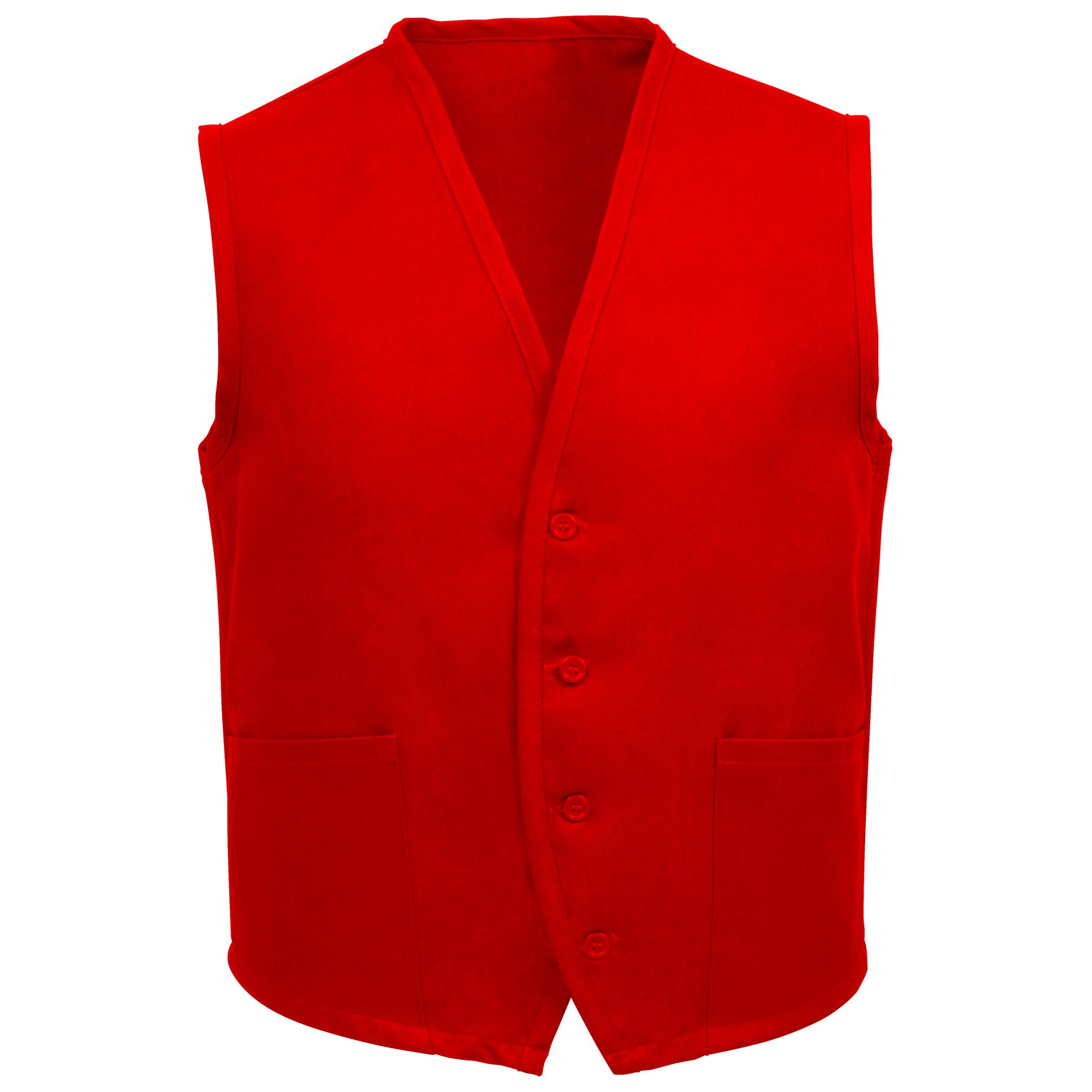 Fame V65 Two Pocket Unisex Vest - Red | Full Source