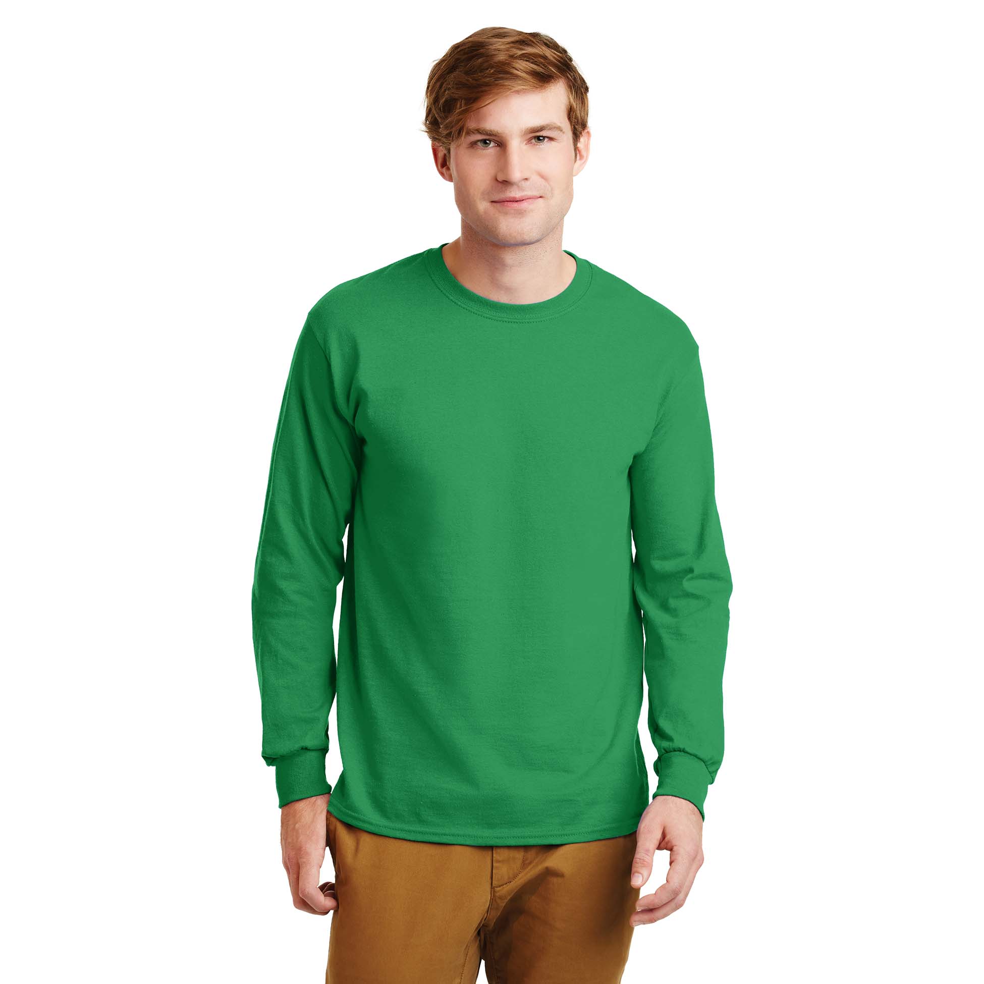 gildan irish green long sleeve t shirt