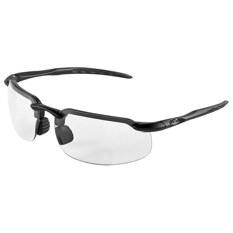 Bullhead Safety BH10613AF Swordfish Safety Glasses - Black Frame
