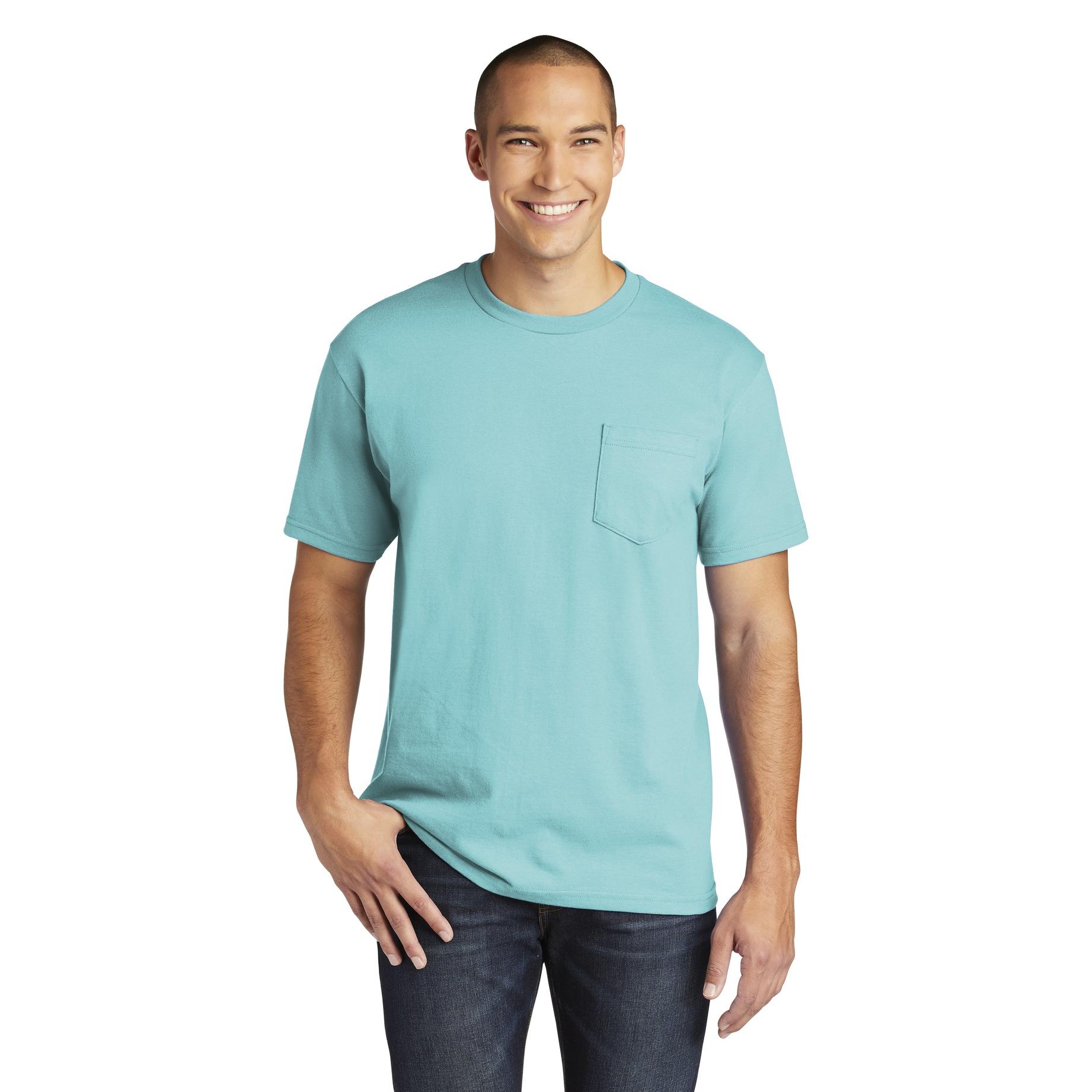 Gildan H300 Hammer Pocket T-Shirt - Lagoon Blue | Full Source