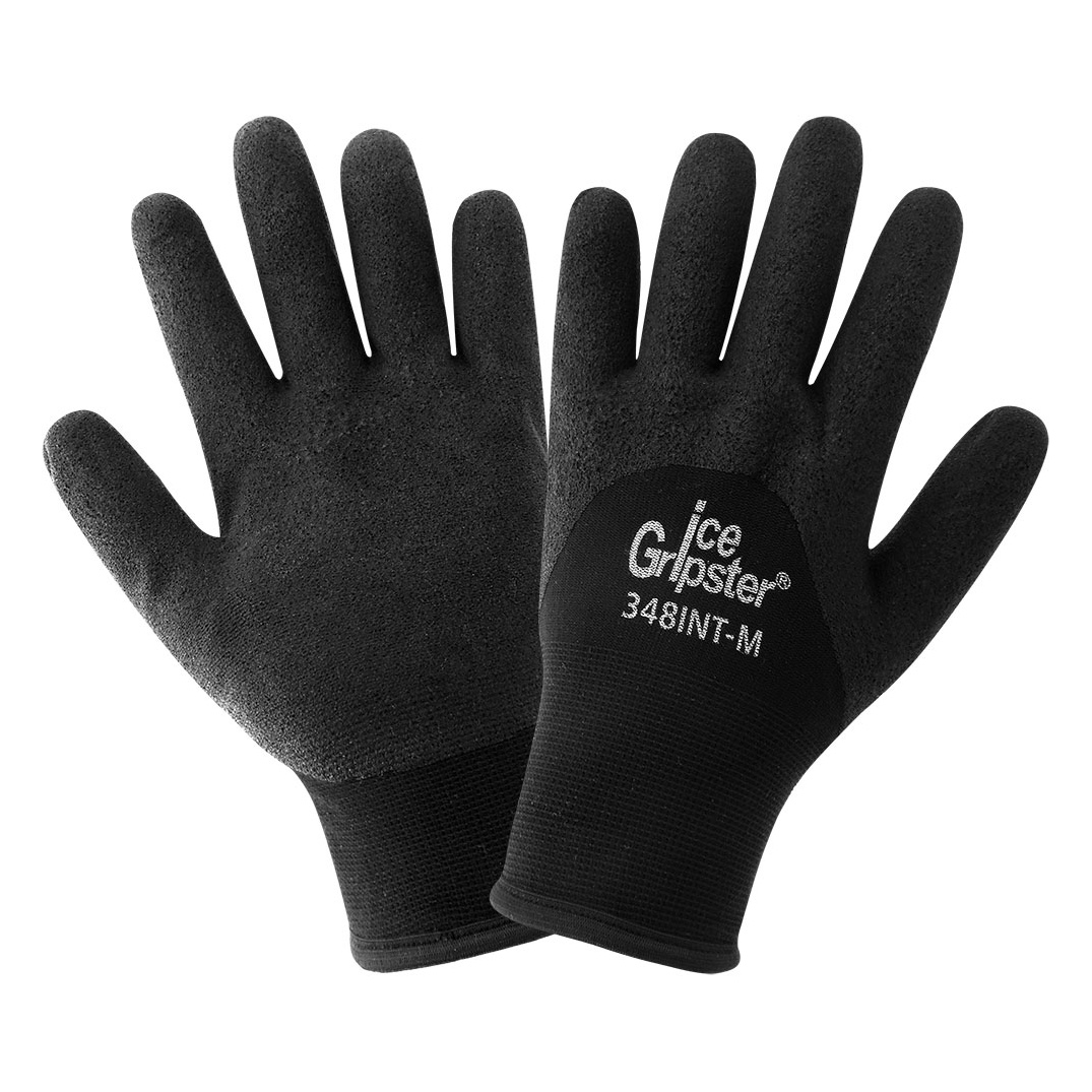Global Glove 348INT Ice Gripster TwoLayer PVC Dipped Cold Weather