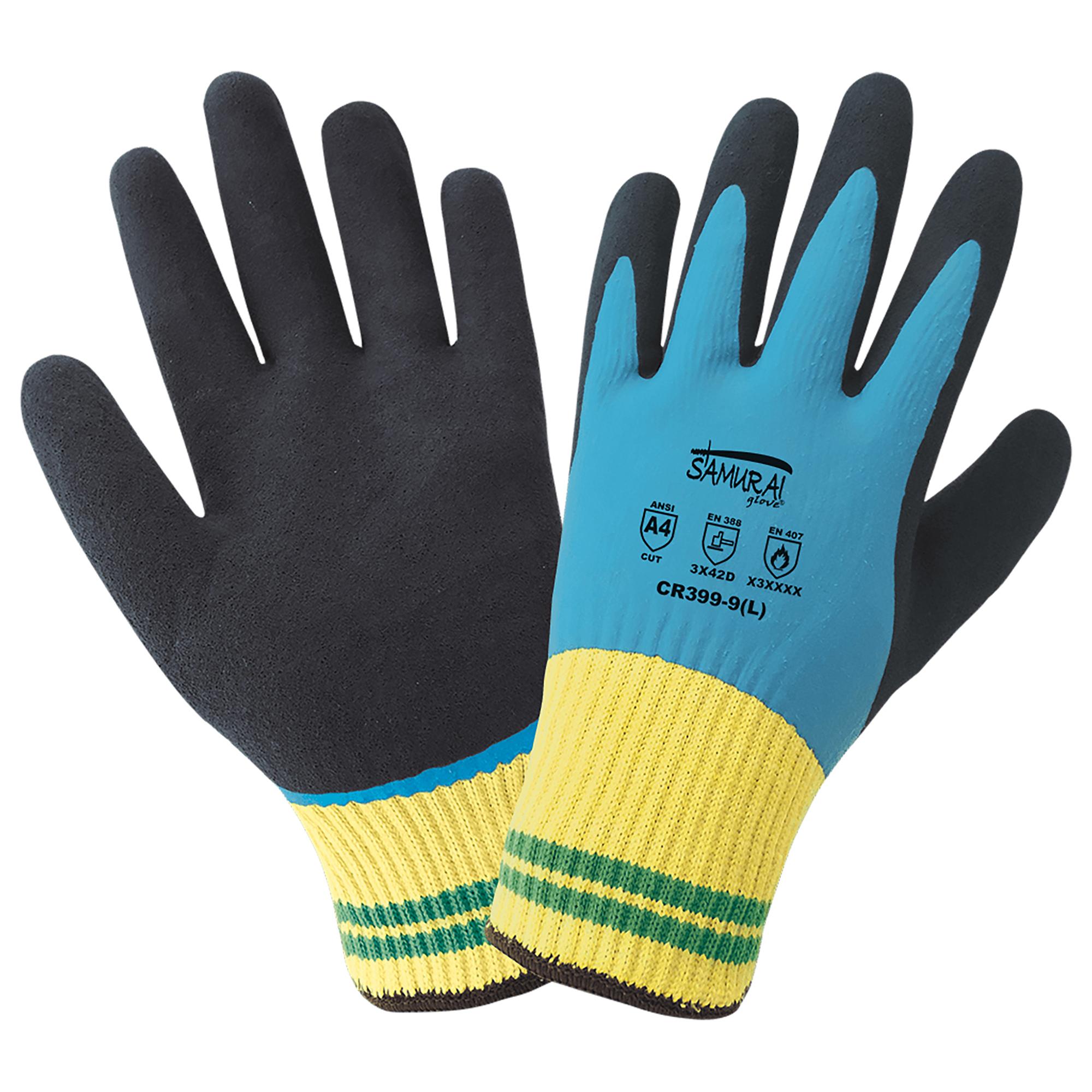 Premium Cow Grain Enhanced Gloves with Aralene : Cut Resistant