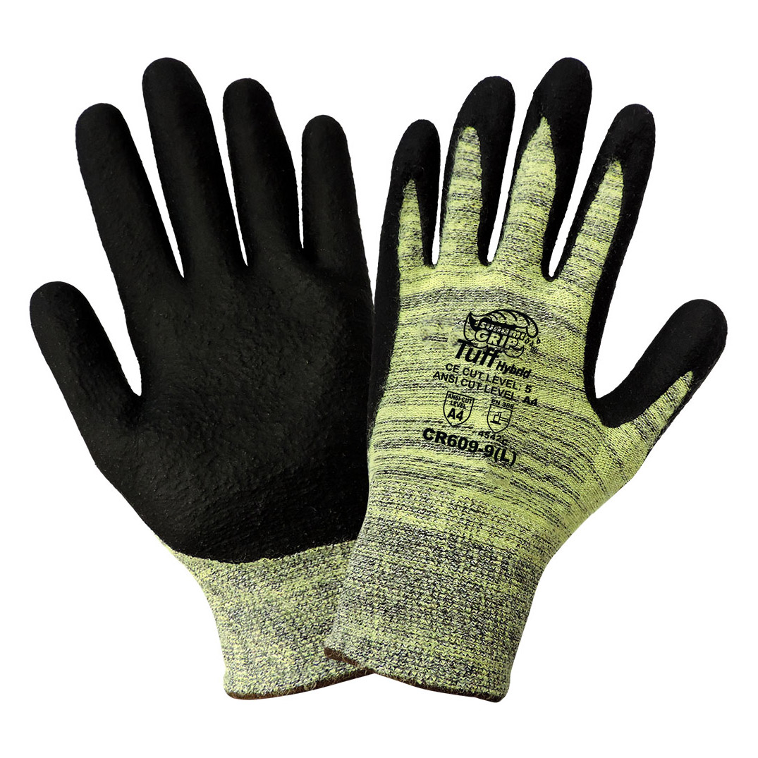 Global Glove CR609 Tsunami Grip Cut Level A4 Nitrile Palm Dipped