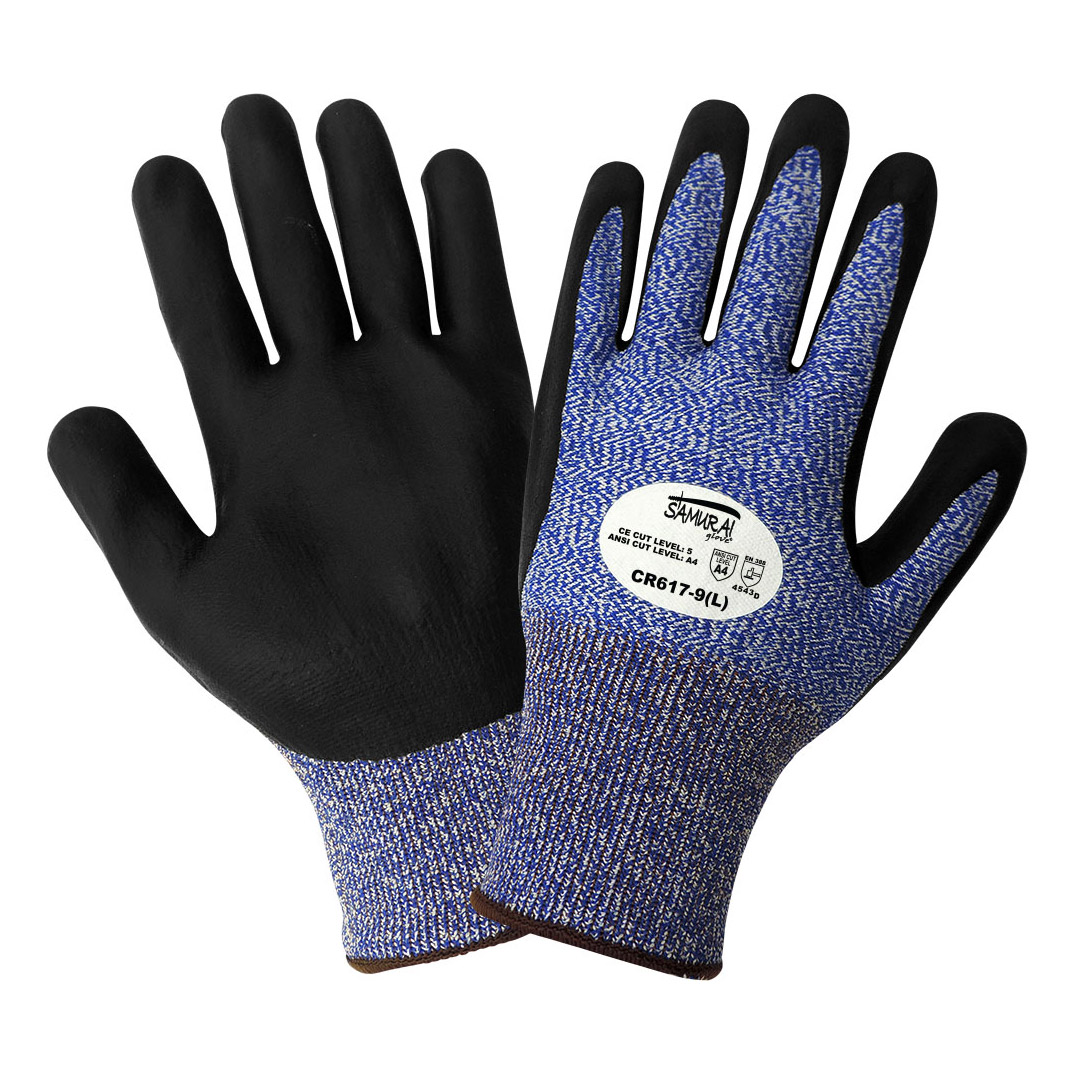 Global Glove CR617 Samurai Cut Resistant Nitrile Palm Dipped