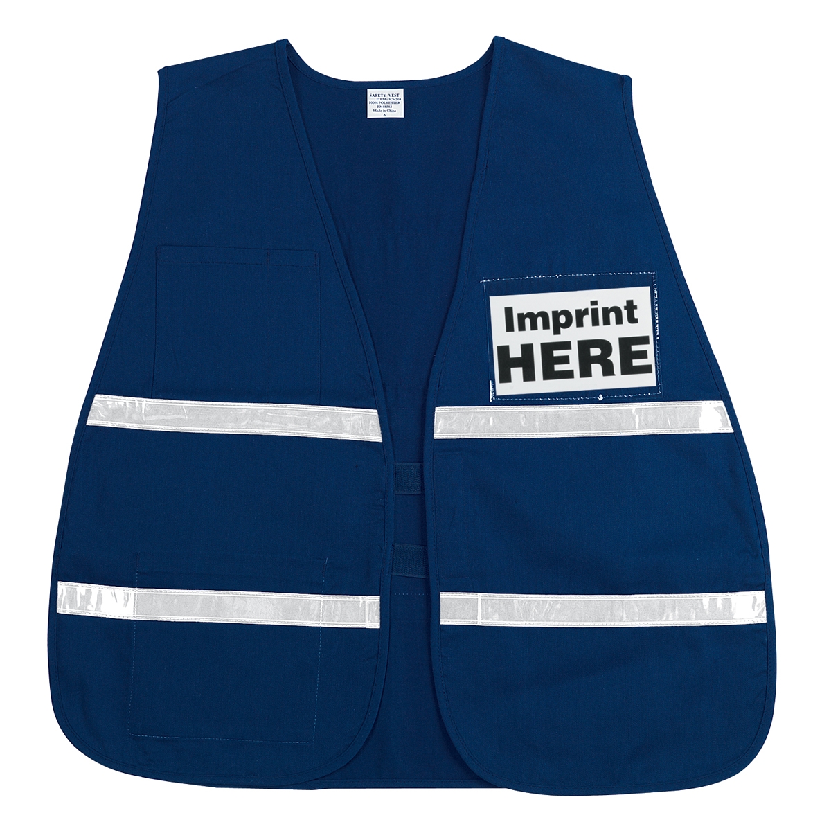 Mcr Safety Icv203 Non Ansi Incident Command Vest Blue Fullsource Com