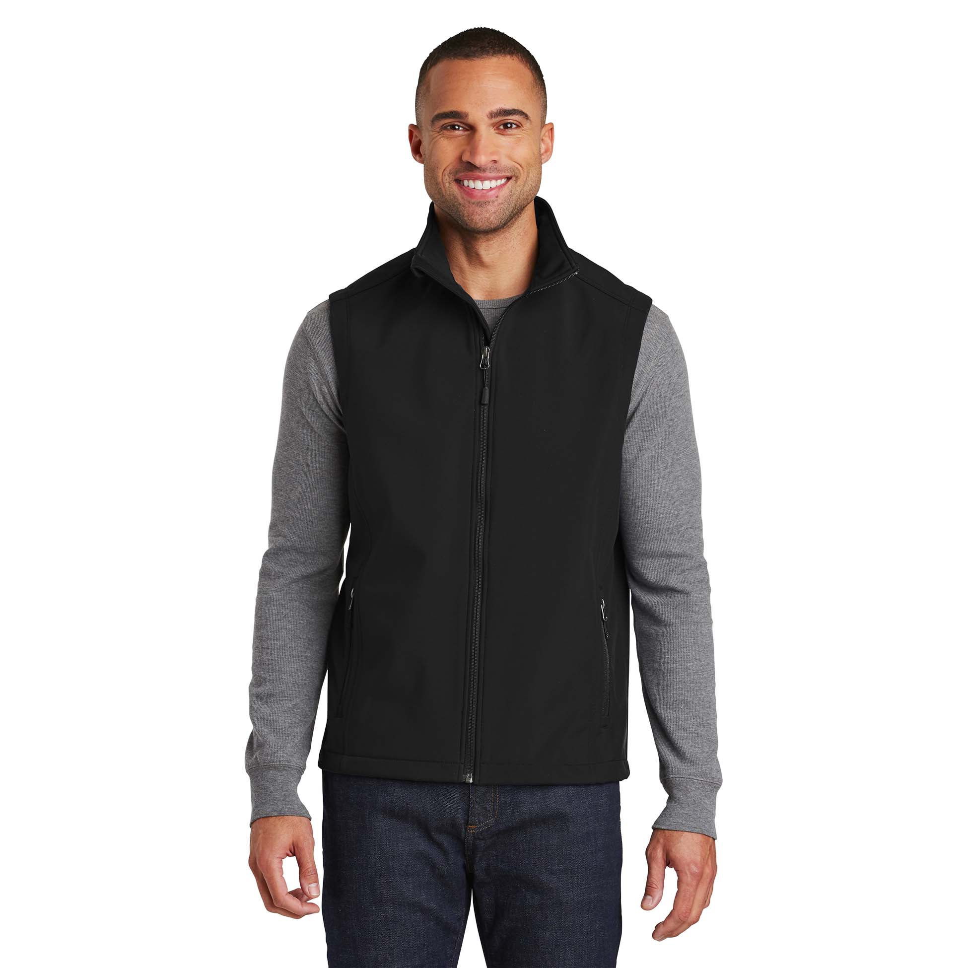 Port Authority J325 Core Soft Shell Vest - Black | Full Source