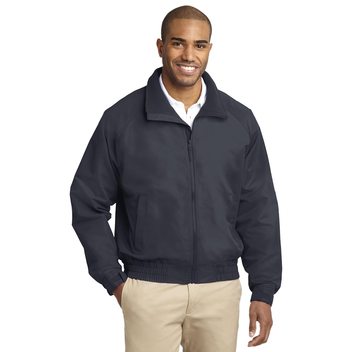 Port Authority J329 Lightweight Charger Jacket - Battleship Grey ...