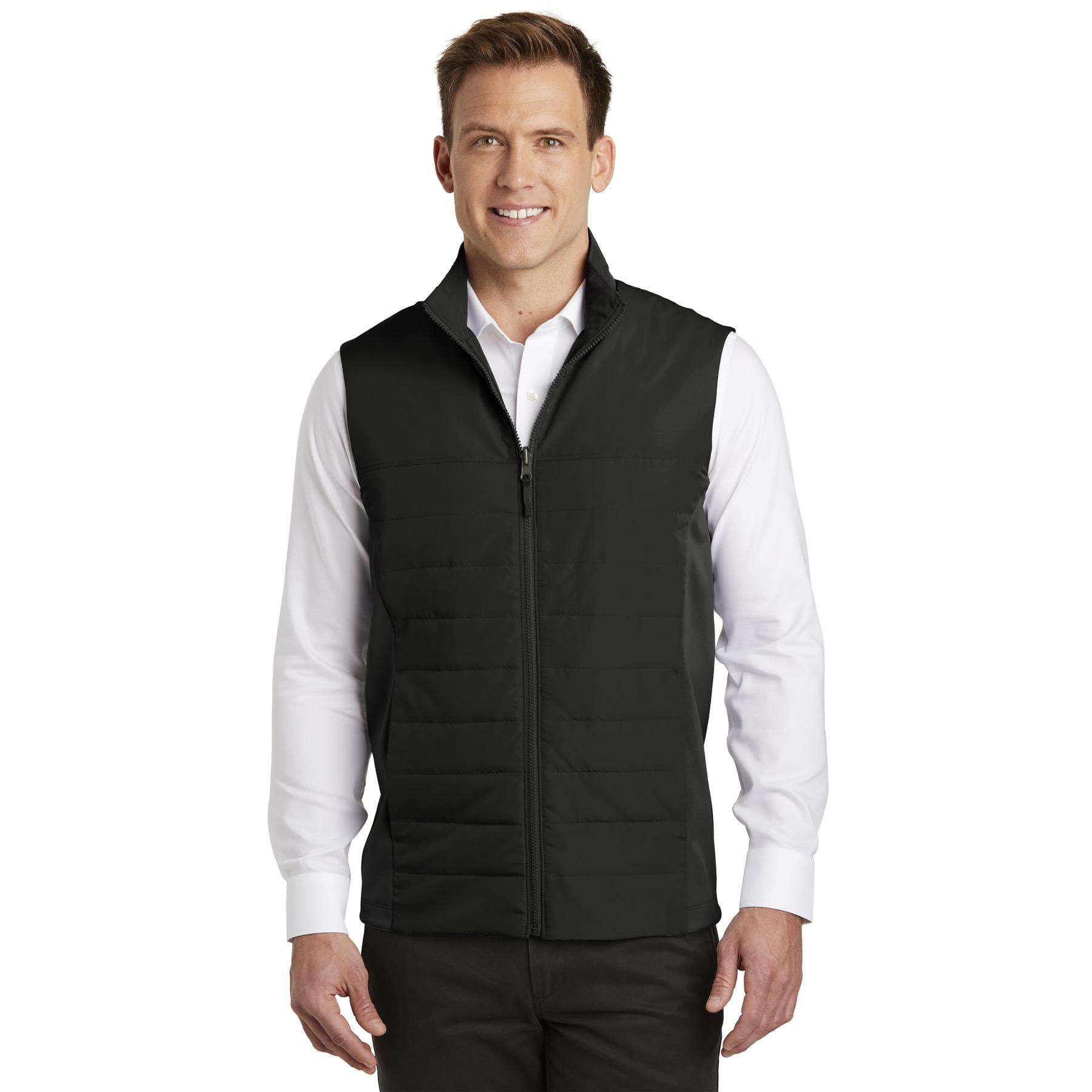 Port Authority J903 Collective Insulated Vest - Deep Black | Full