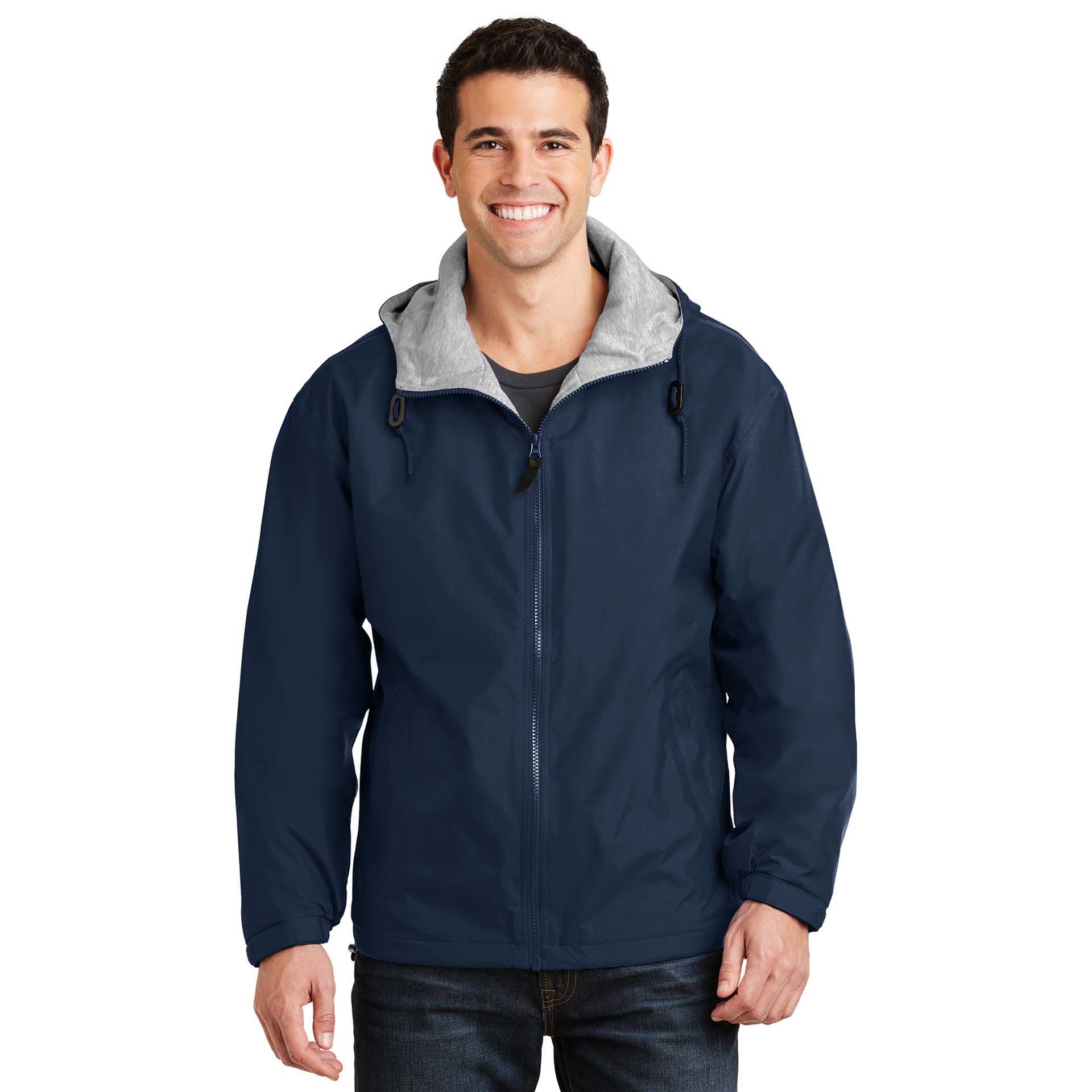 Port Authority JP56 Team Jacket - Bright Navy/Light Oxford | Full Source