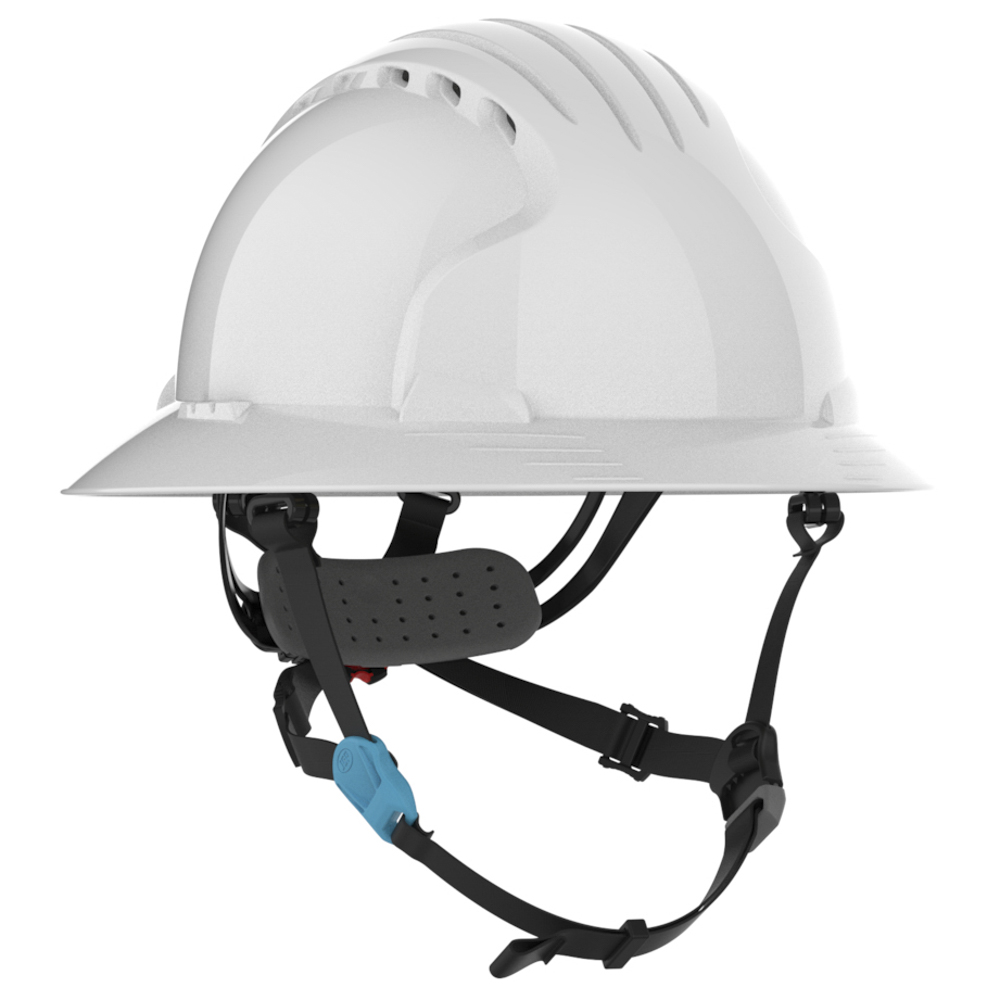 JSP Evolution 6262V Deluxe Full Brim Vented Safety Helmet - Wheel