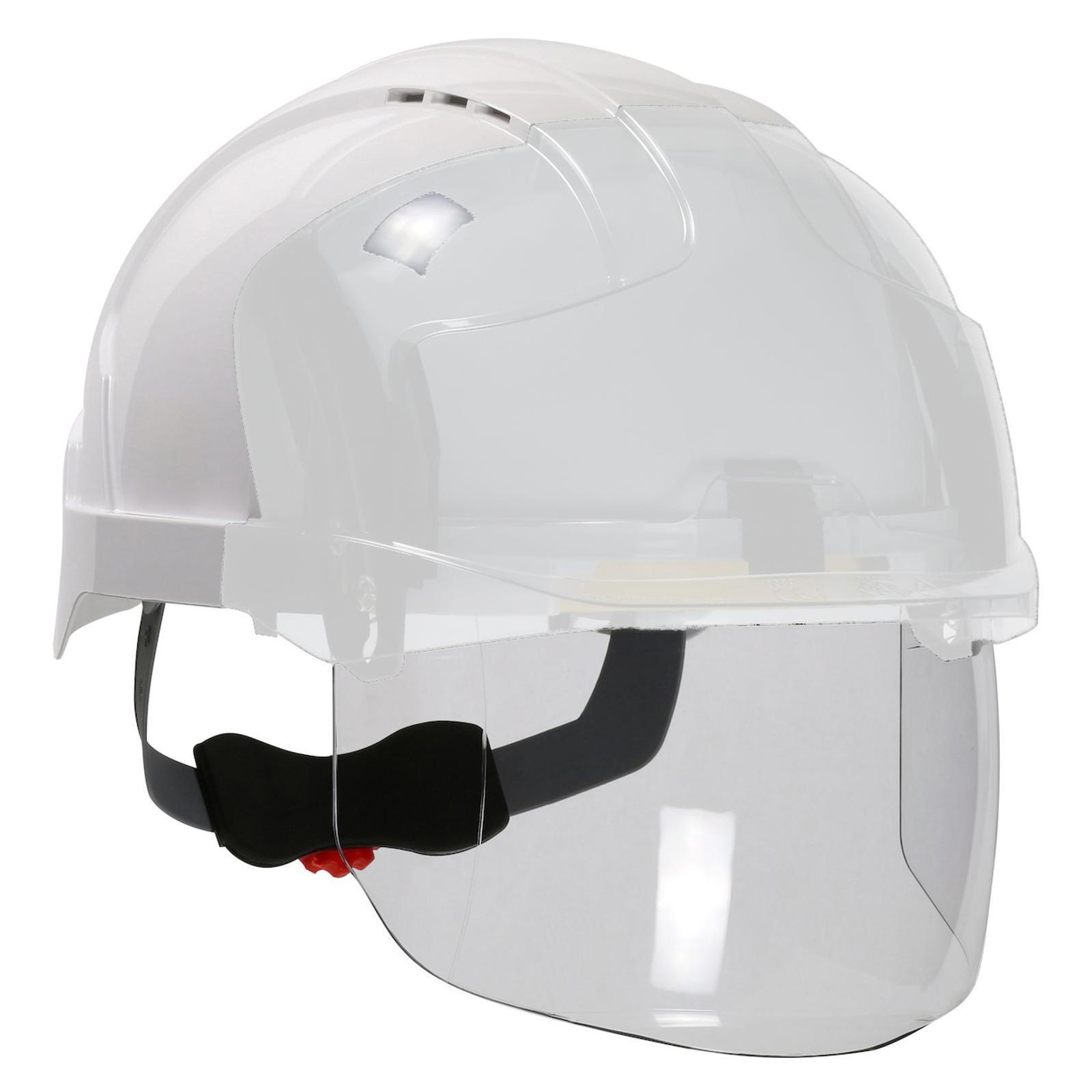 JSP 280EVSV EVO VISTAshield Vented Cap Style Hard Hat With Face Shield