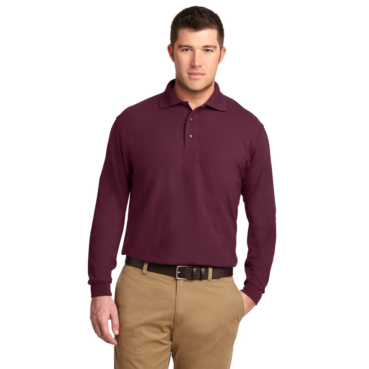 burgundy polo pants