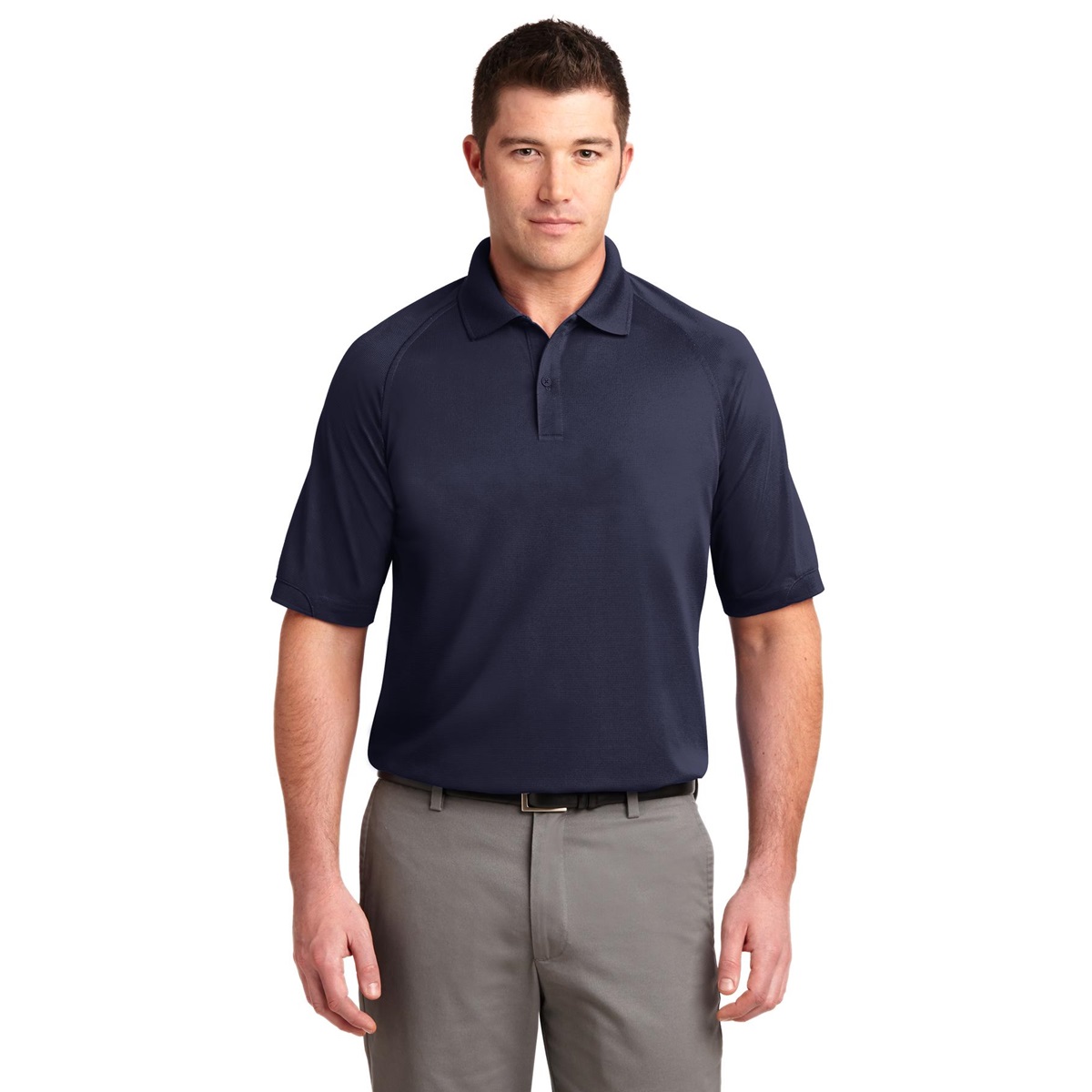 Port Authority K525 Dry Zone Ottoman Polo - Navy | FullSource.com
