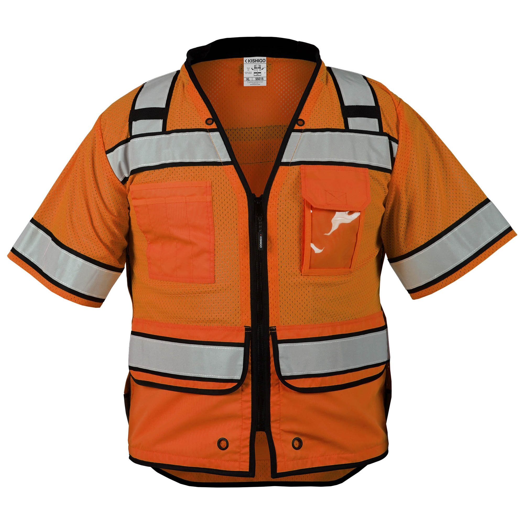 【WHIMSIC】MULTI-FUNCTION FIELDCOAT&VEST Kishigo S5015 High Performance Type R Class 3 Surveyor