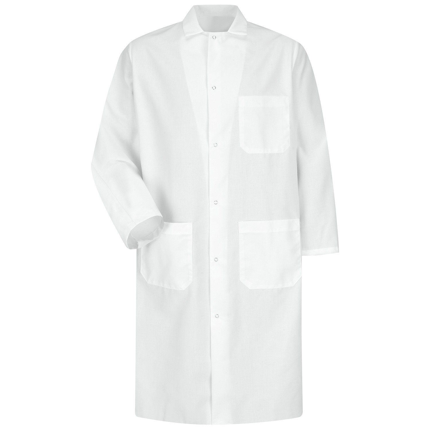 Red Kap Mens Gripper Front Short Butcher Coat