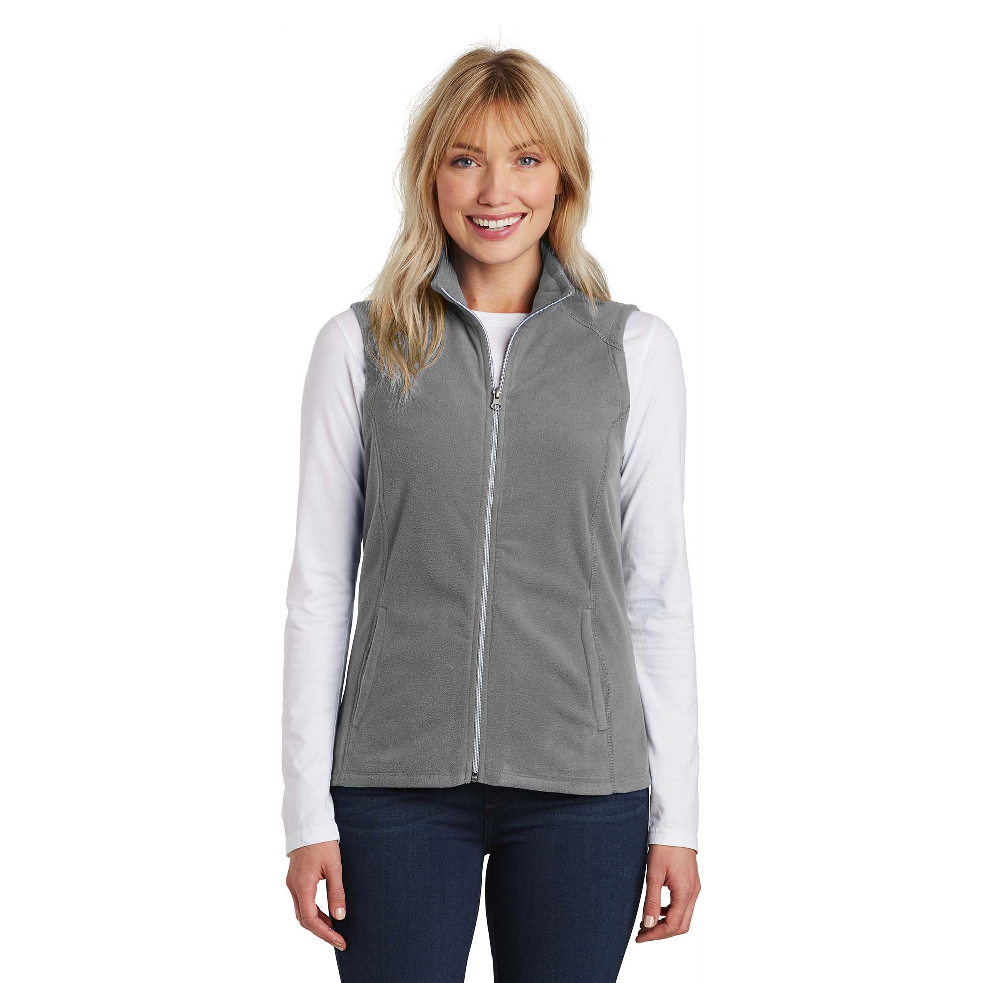 Ladies Microfleece Vest. L226 –