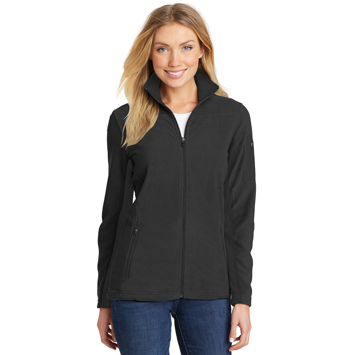 Port Authority L233 Ladies Summit Fleece Full-Zip Jacket - Black