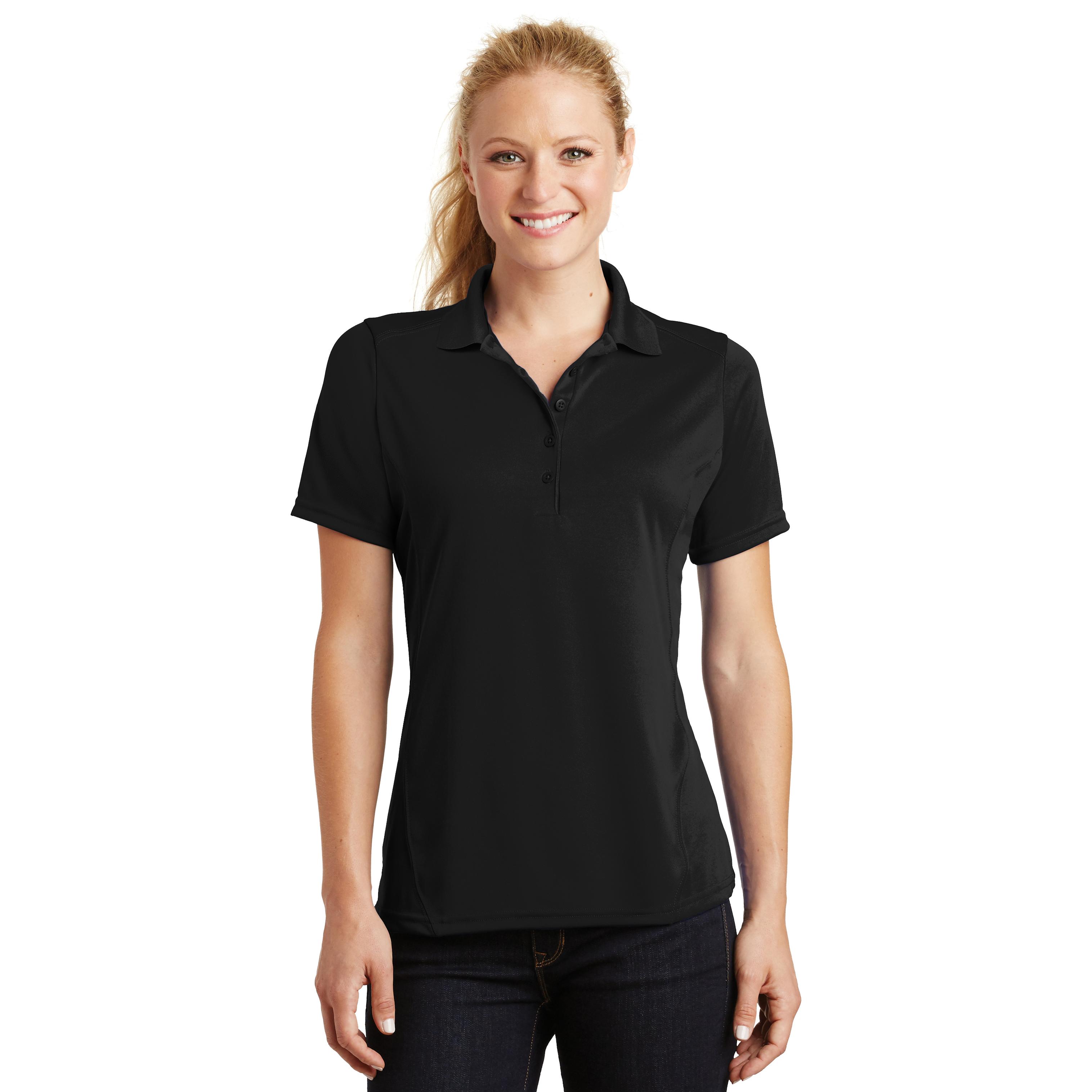 Dickies SH21600 BK L12 Size 38/40 Ladies Polo-Shirt Black
