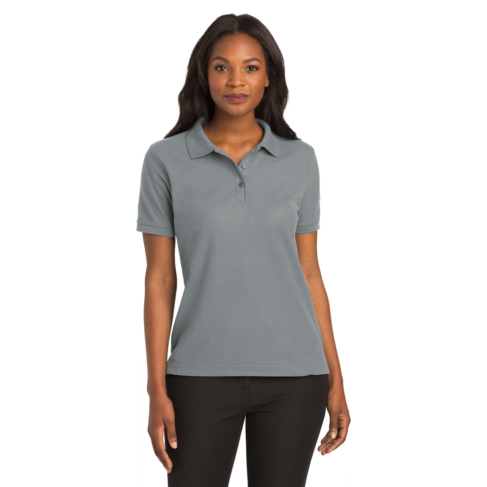 cool grey polo shirt