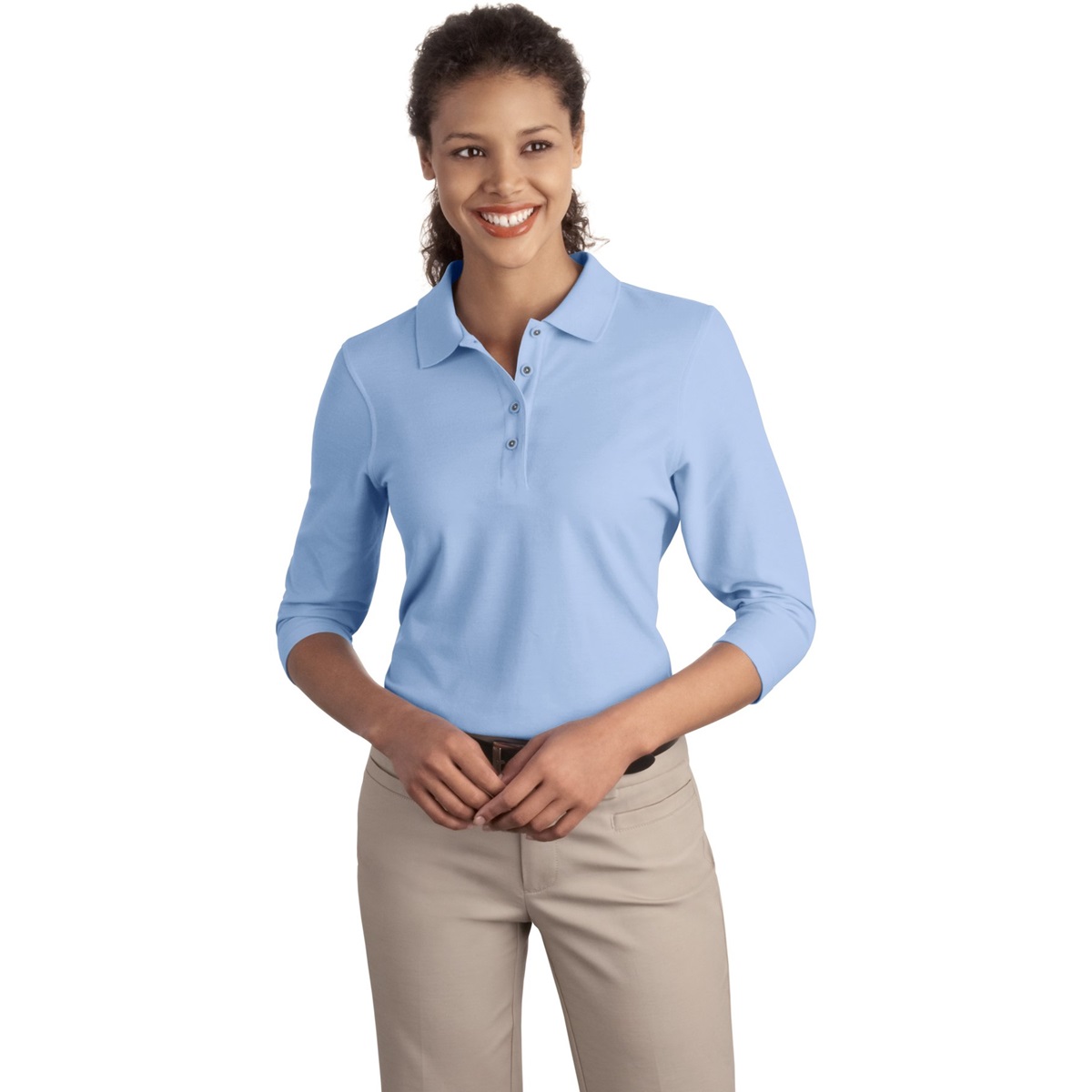 light blue polo womens