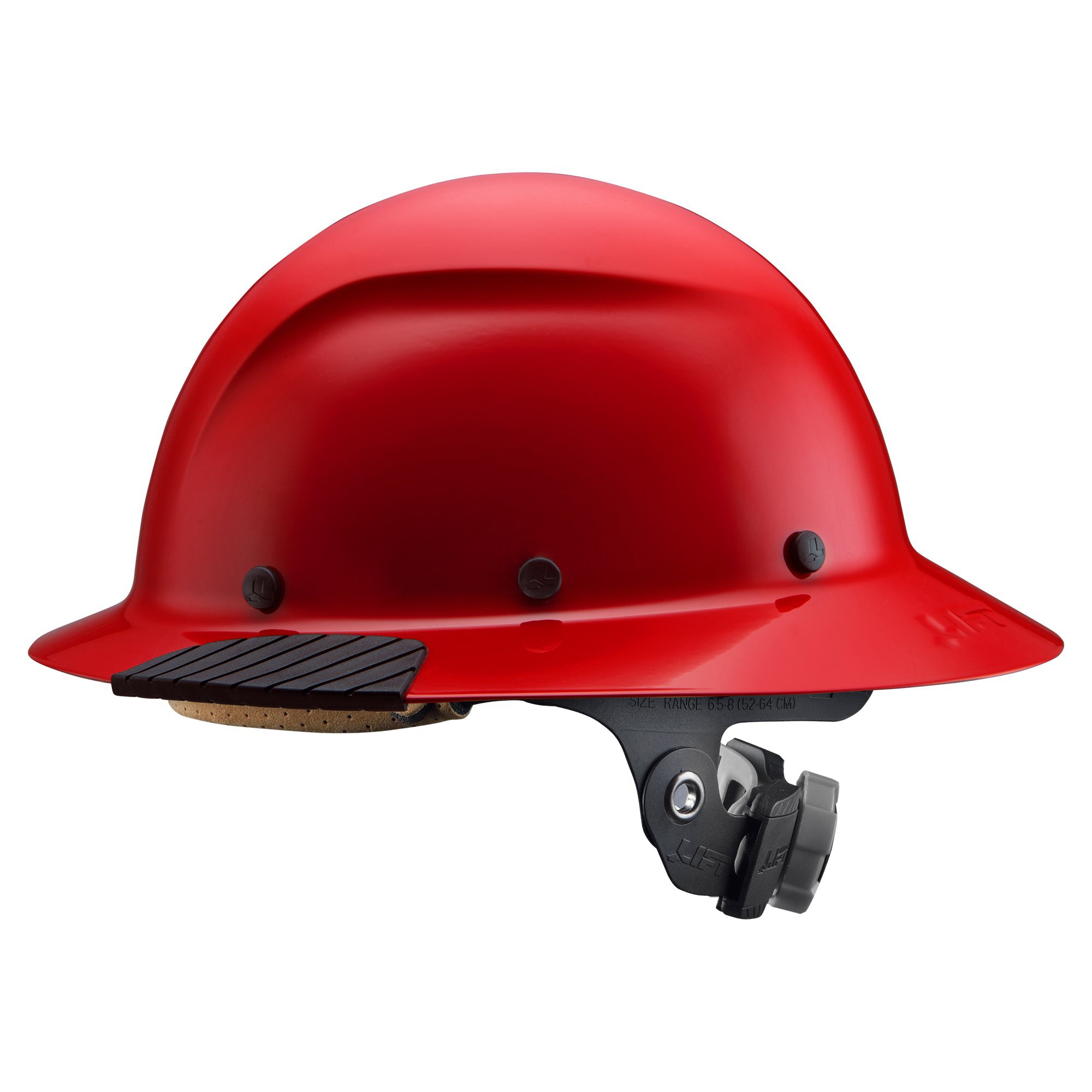 HRF 711HBキジハタ JORESTECH Safety Hard Hat Black HDPE Full Brim Helmet with 4