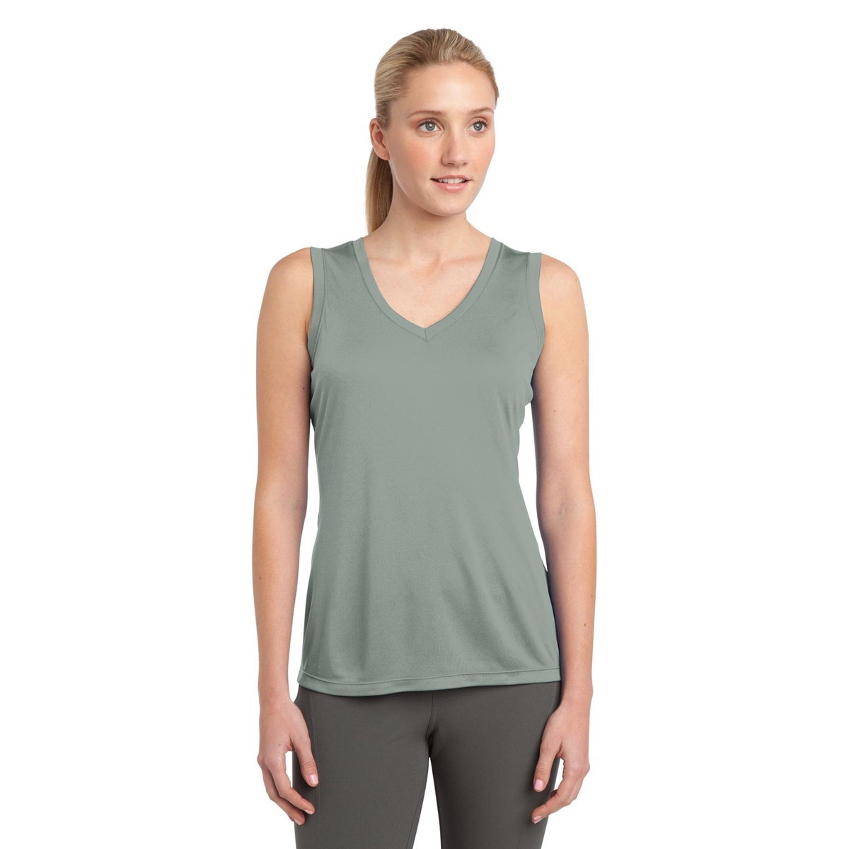 Sport-Tek Ladies Sleeveless PosiCharge Competitor™ V-Neck Tee