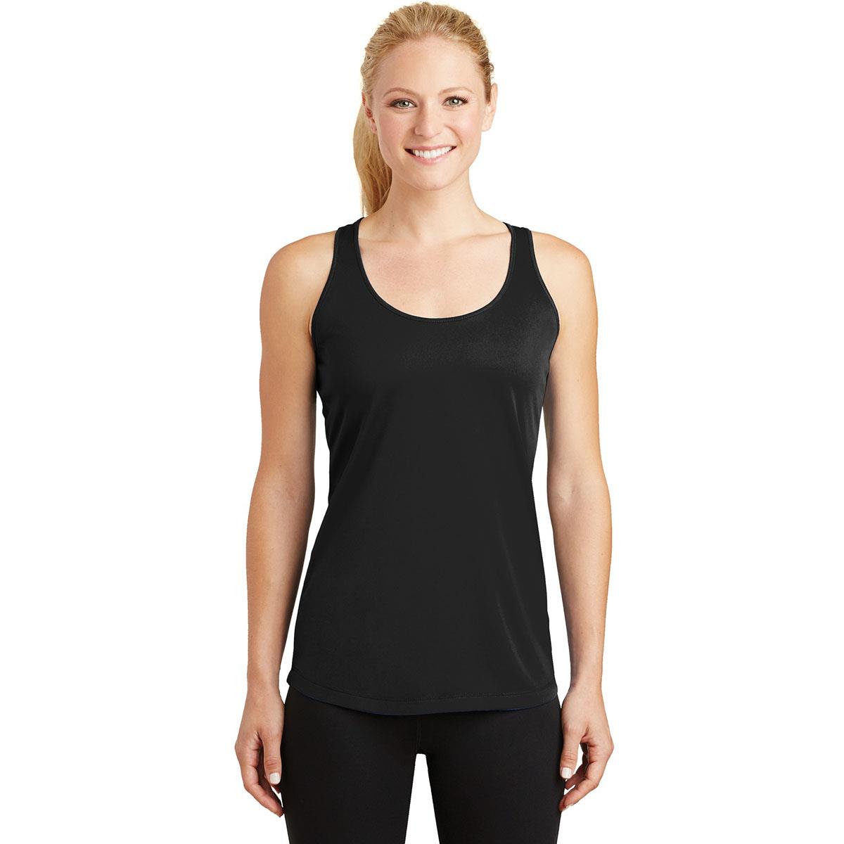 Sport-Tek LST356 Ladies PosiCharge Competitor Racerback Tank - Black ...