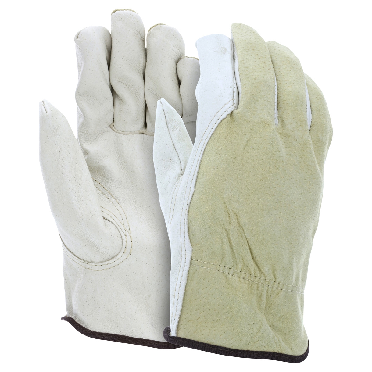 MCR Safety 3601K Premium Grain Goatskin Leather Driver Gloves