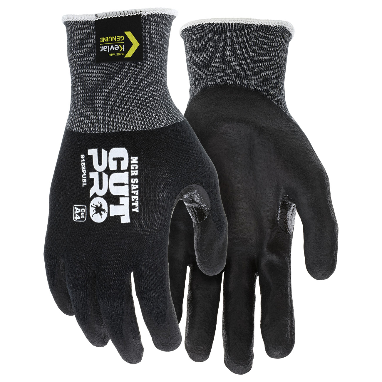 GLOVES CUT-RESISTANT MAXIFLEX MICRO-FOAM PALM W/ KEVLAR CUT A4 S