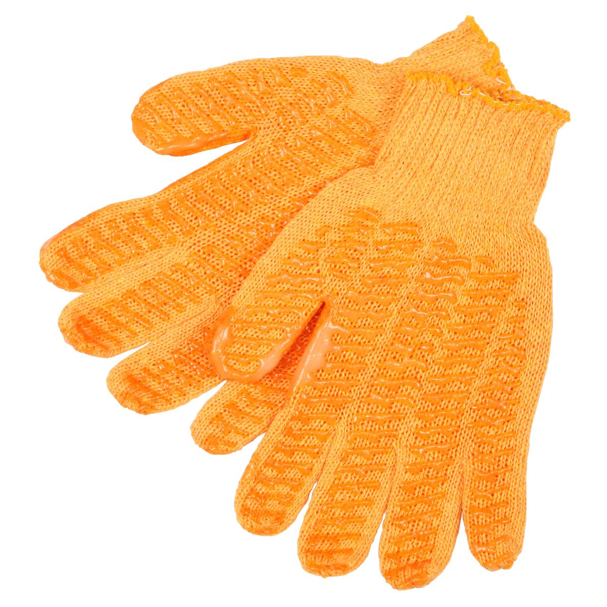 Gripster® Orange Foam Rubber Coated High-Visibility Lightweight Gloves -  360HV